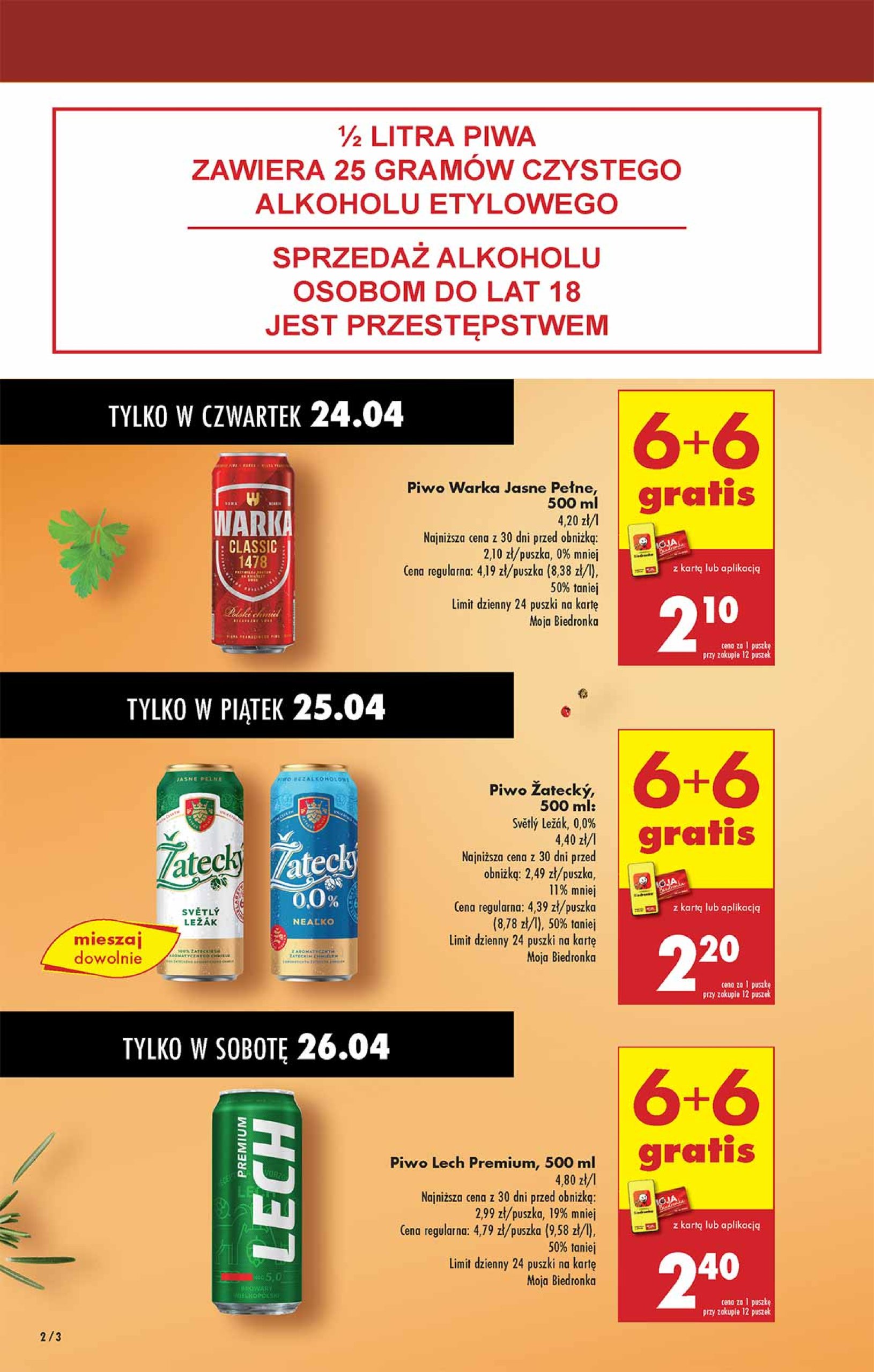 biedronka - Biedronka gazetka ważna od 24.04. - 30.04. - page: 2 biedronka - Biedronka gazetka ważna od 24.04. - 30.04. - page: 2