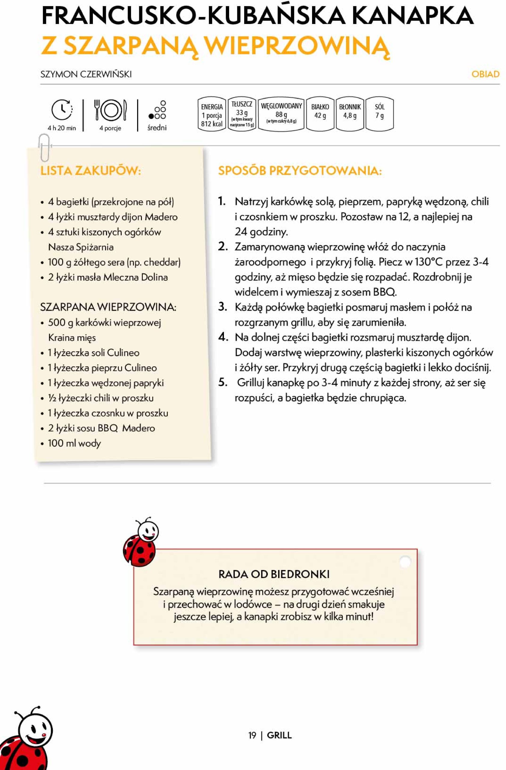biedronka - Biedronka - Czas na grill gazetka ważna od 01.05. - 31.05. - page: 19
