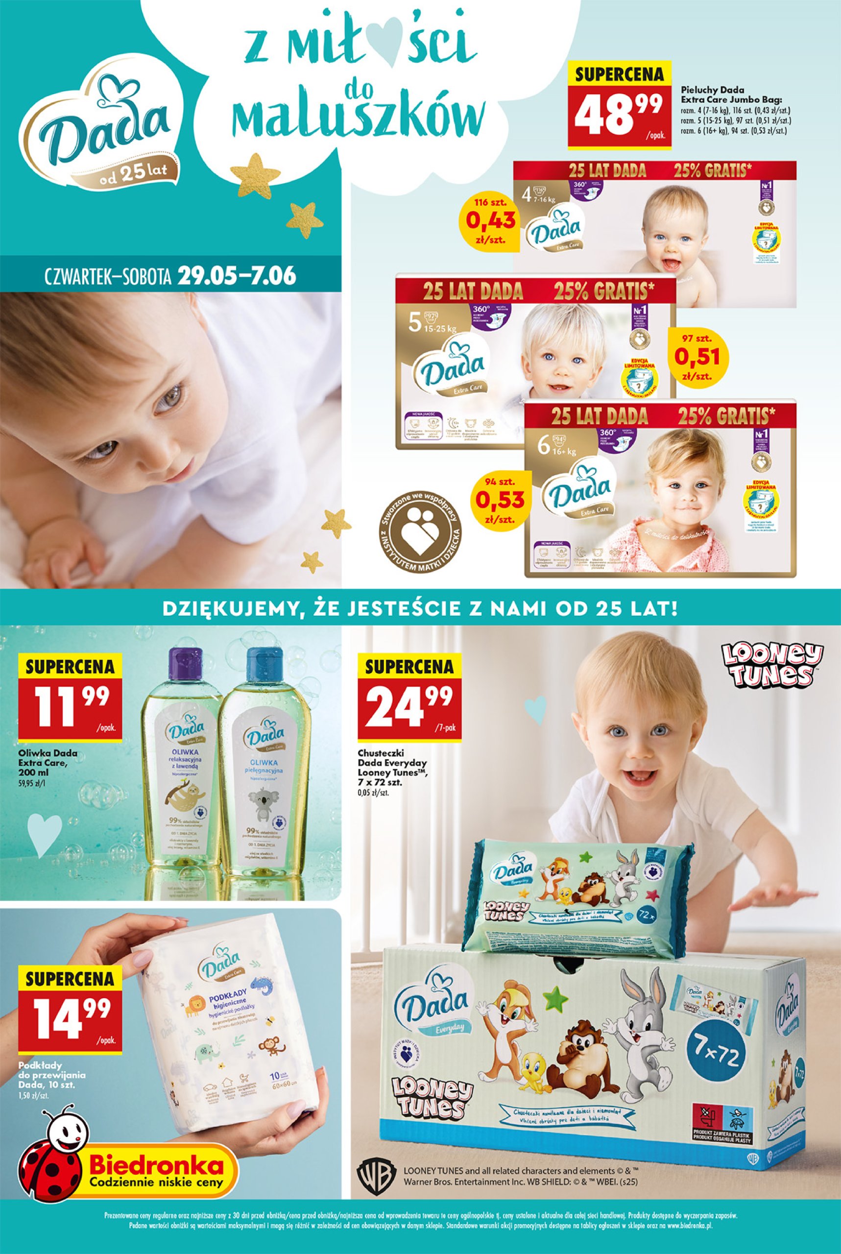 biedronka - Biedronka - Dada gazetka ważna od 29.05. - 07.06.