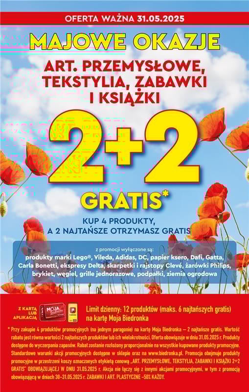 biedronka - Biedronka - Okazje tygodnia gazetka ważna od 31.05. - 06.06. - page: 3 biedronka - Biedronka - Okazje tygodnia gazetka ważna od 31.05. - 06.06. - page: 3