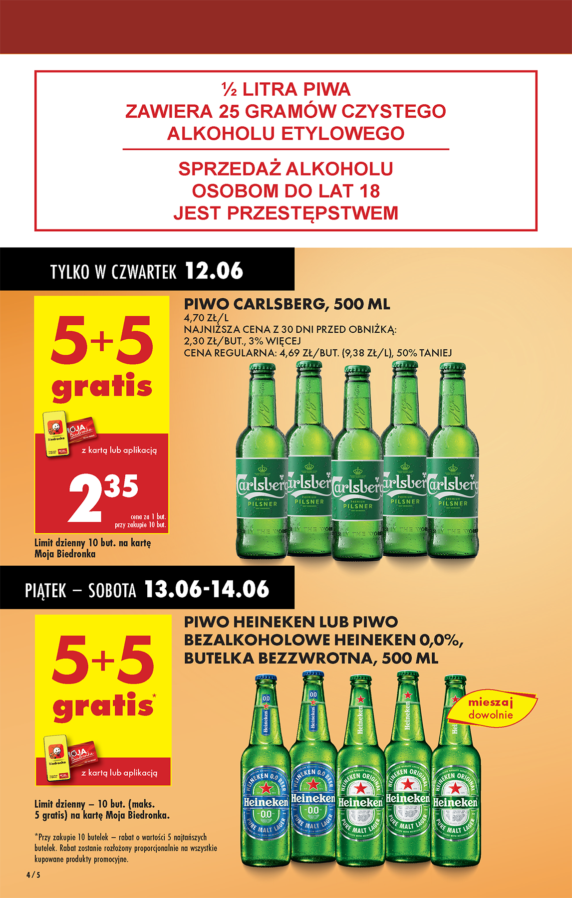biedronka - Gazetka Biedronka ważna od 12.06. - 18.06. - page: 4 biedronka - Gazetka Biedronka ważna od 12.06. - 18.06. - page: 4