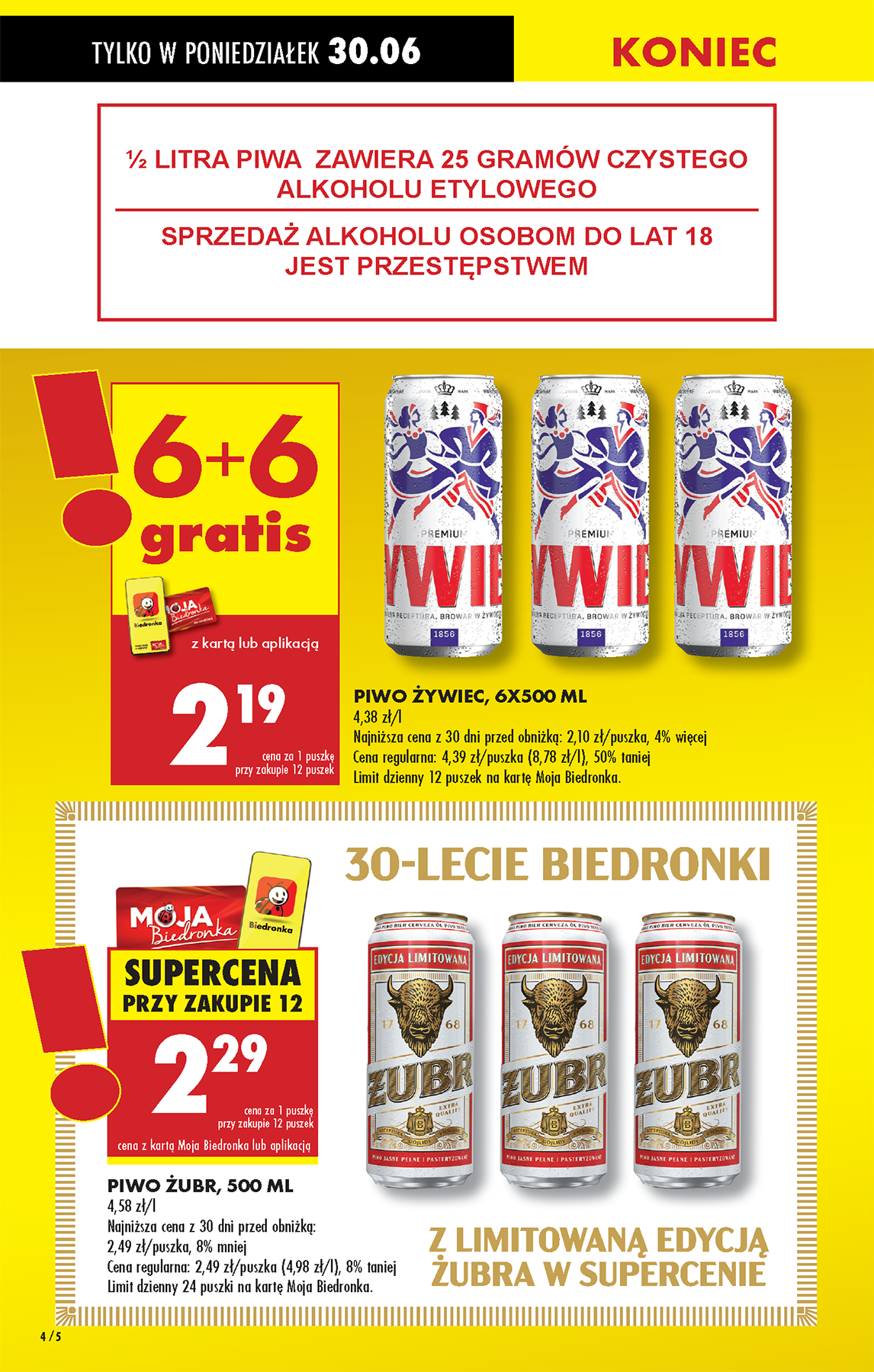 biedronka - Gazetka Biedronka ważna od 30.06. - 05.07. - page: 6