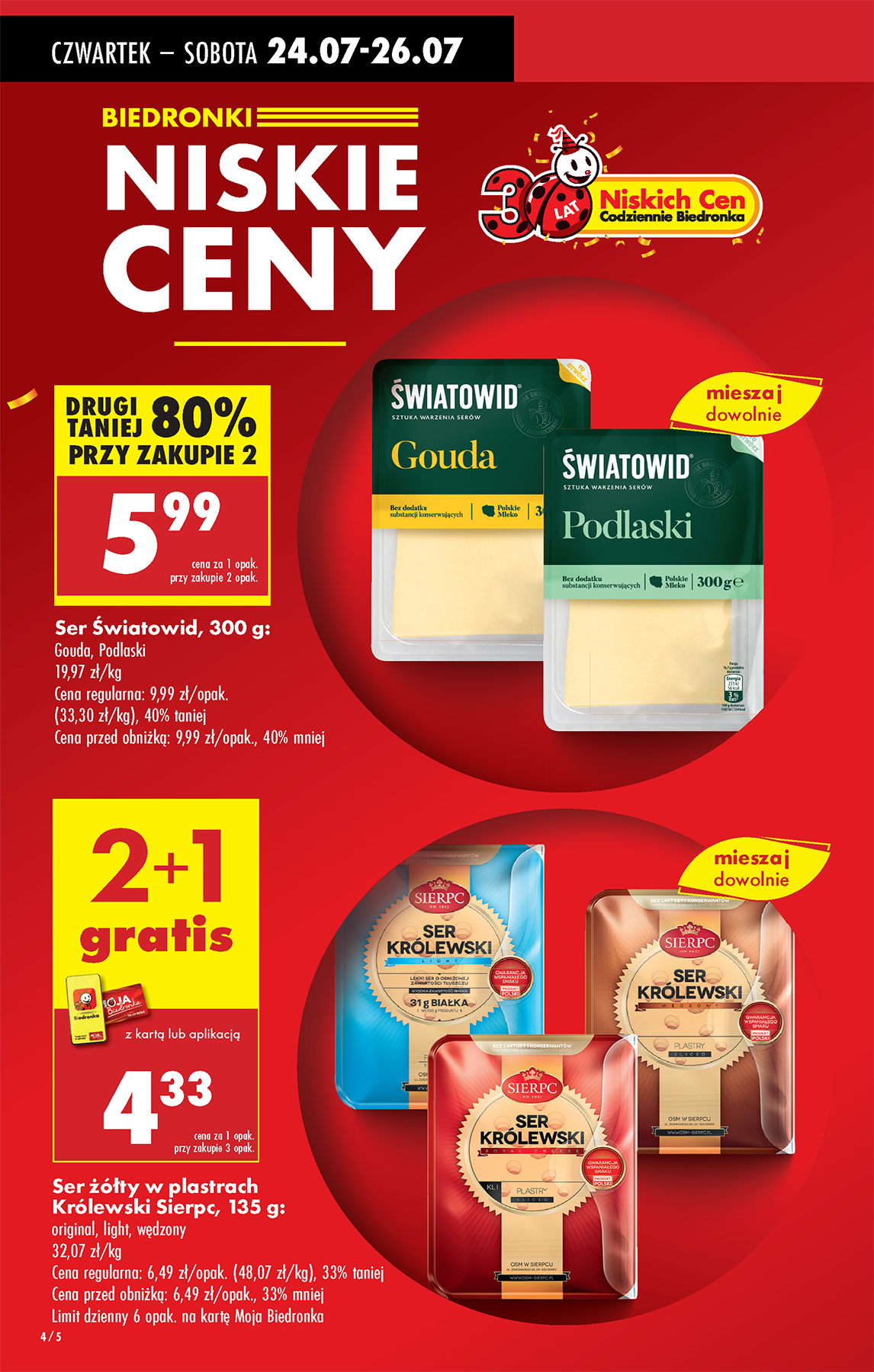 biedronka - Gazetka Biedronka ważna od 24.07. - 26.07. - page: 6 biedronka - Gazetka Biedronka ważna od 24.07. - 26.07. - page: 6