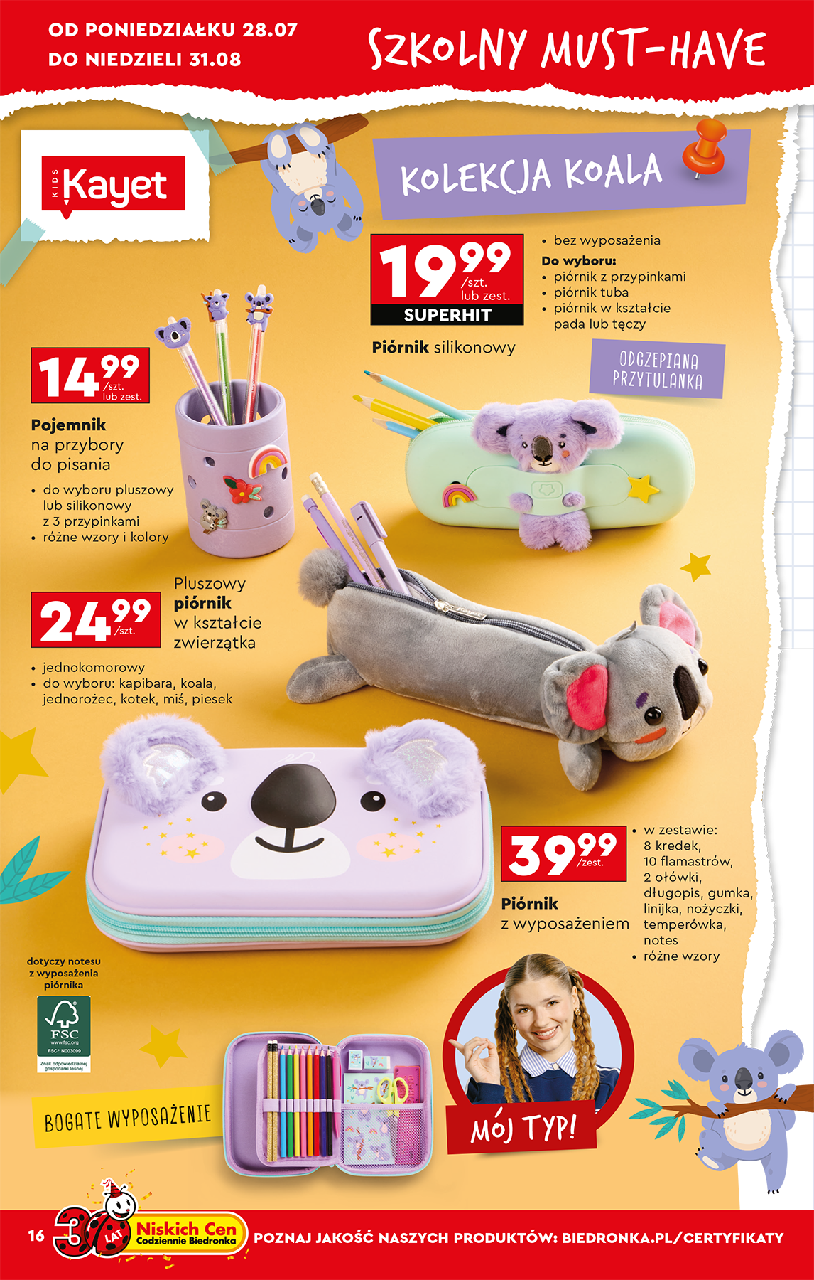 biedronka - Gazetka Biedronka - Hity i inspiracje ważna od 28.07. - 09.08. - page: 20 biedronka - Gazetka Biedronka - Hity i inspiracje ważna od 28.07. - 09.08. - page: 20