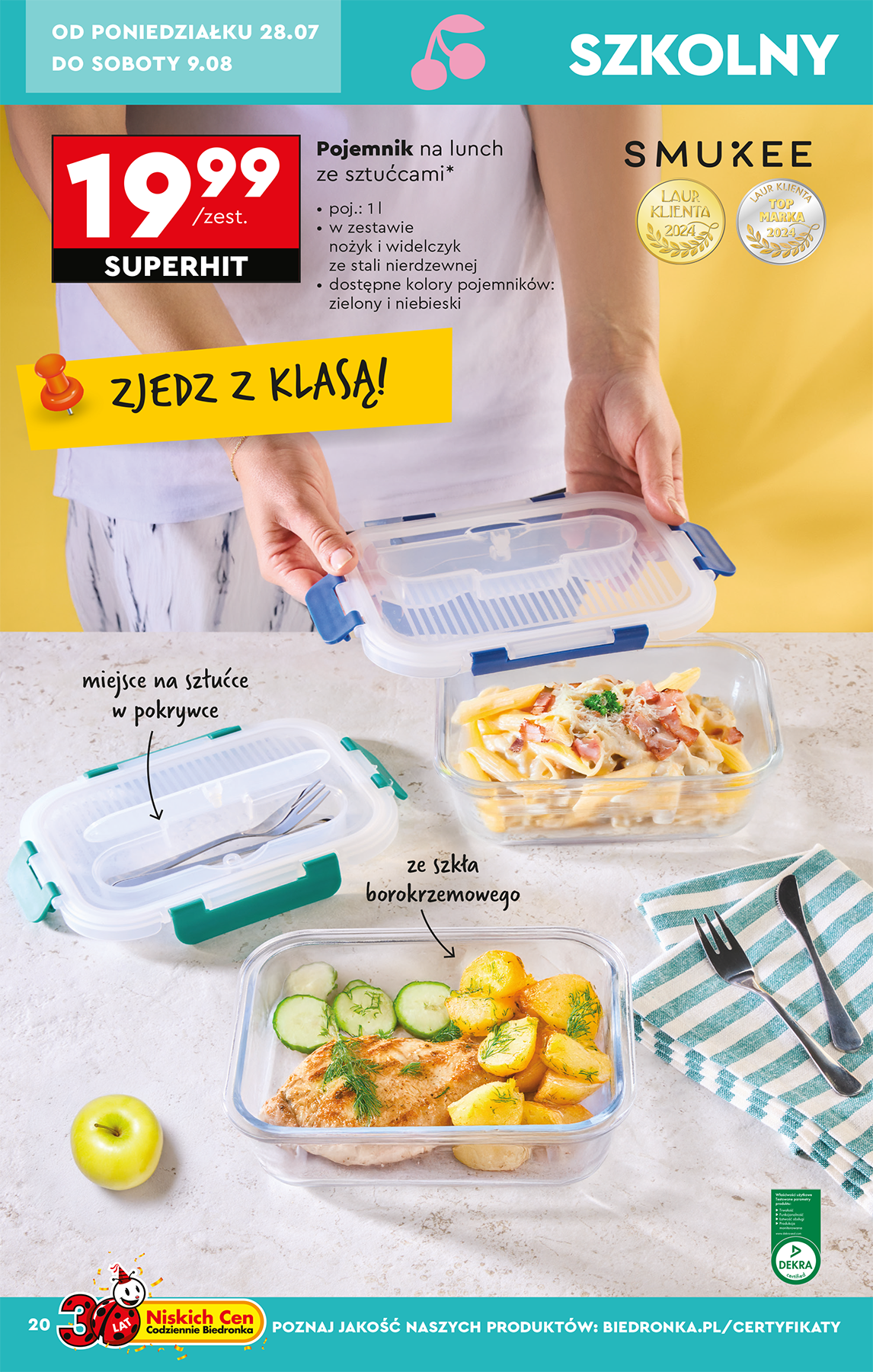 biedronka - Gazetka Biedronka - Hity i inspiracje ważna od 28.07. - 09.08. - page: 24 biedronka - Gazetka Biedronka - Hity i inspiracje ważna od 28.07. - 09.08. - page: 24