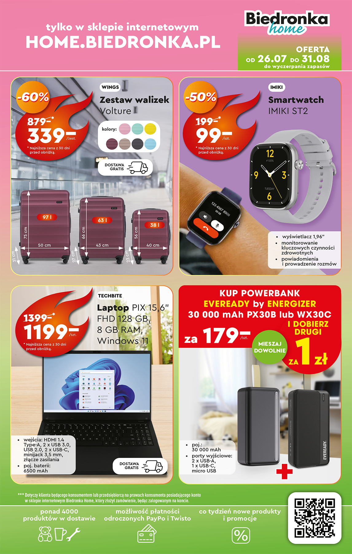 biedronka - Gazetka Biedronka - Hity i inspiracje ważna od 28.07. - 09.08. - page: 39 biedronka - Gazetka Biedronka - Hity i inspiracje ważna od 28.07. - 09.08. - page: 39