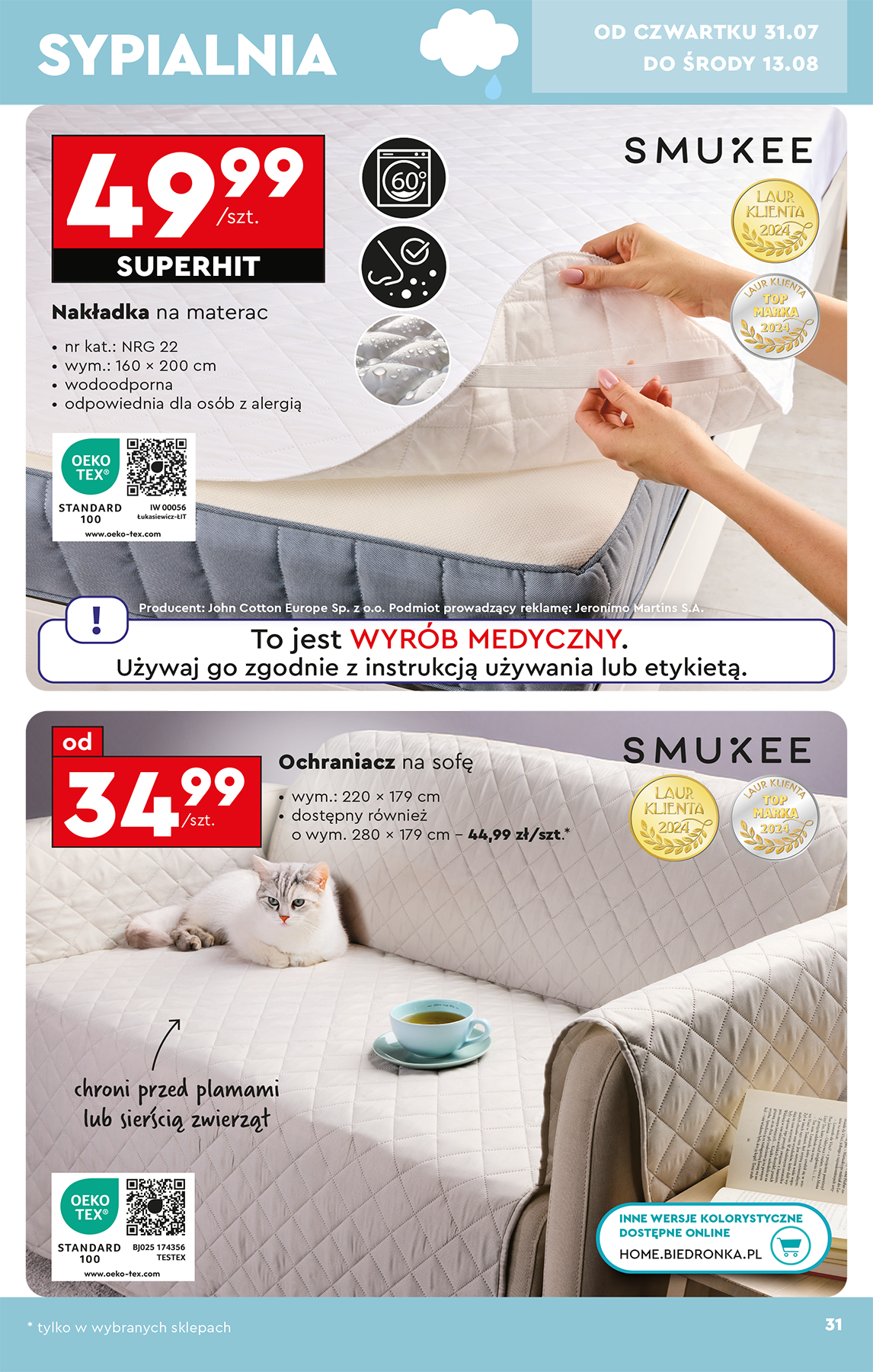 biedronka - Gazetka Biedronka - Hity i inspiracje ważna od 28.07. - 09.08. - page: 35 biedronka - Gazetka Biedronka - Hity i inspiracje ważna od 28.07. - 09.08. - page: 35