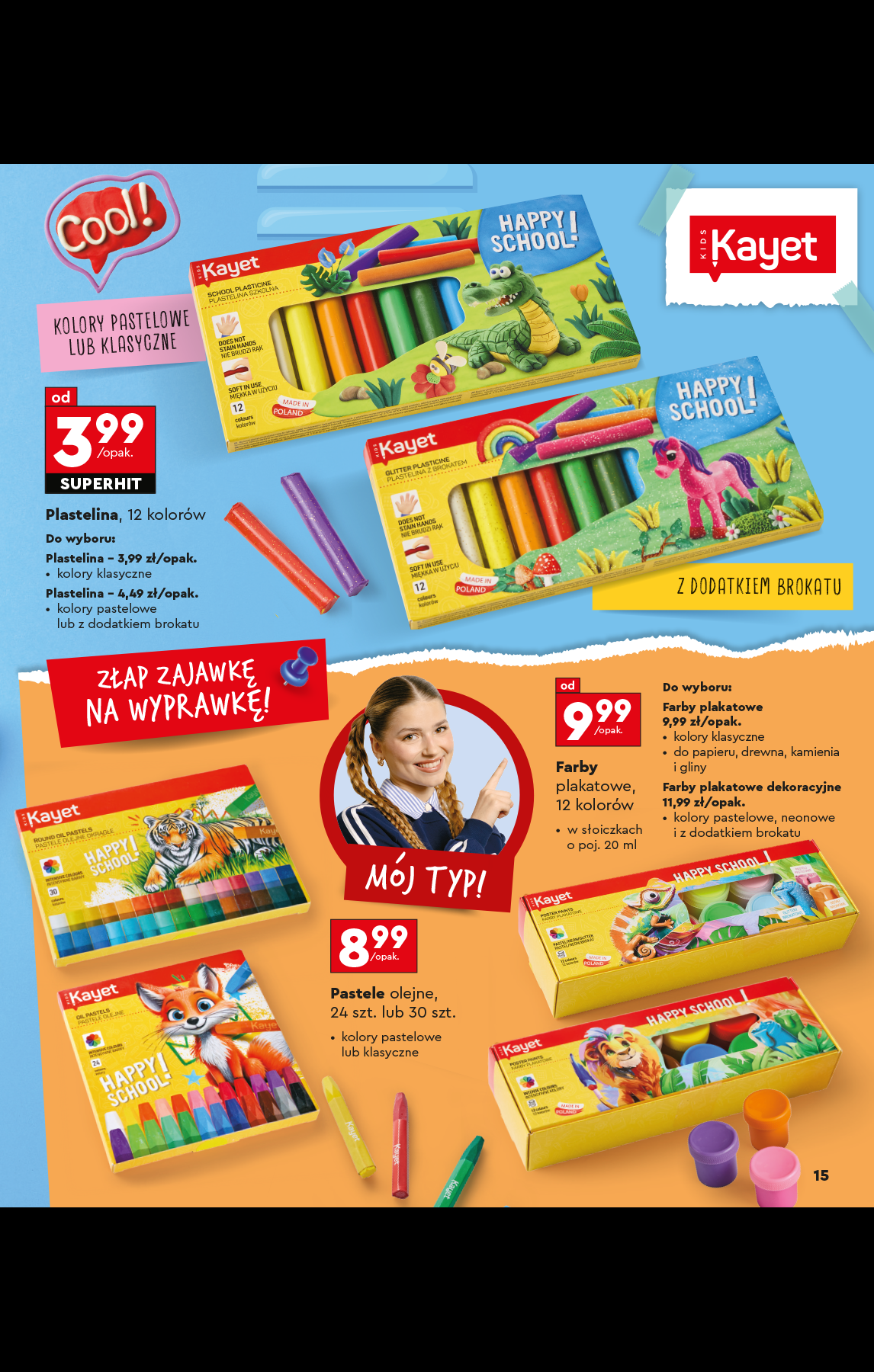 biedronka - Gazetka Biedronka - Szkoła ważna od 28.07. - 31.08. - page: 15 biedronka - Gazetka Biedronka - Szkoła ważna od 28.07. - 31.08. - page: 15