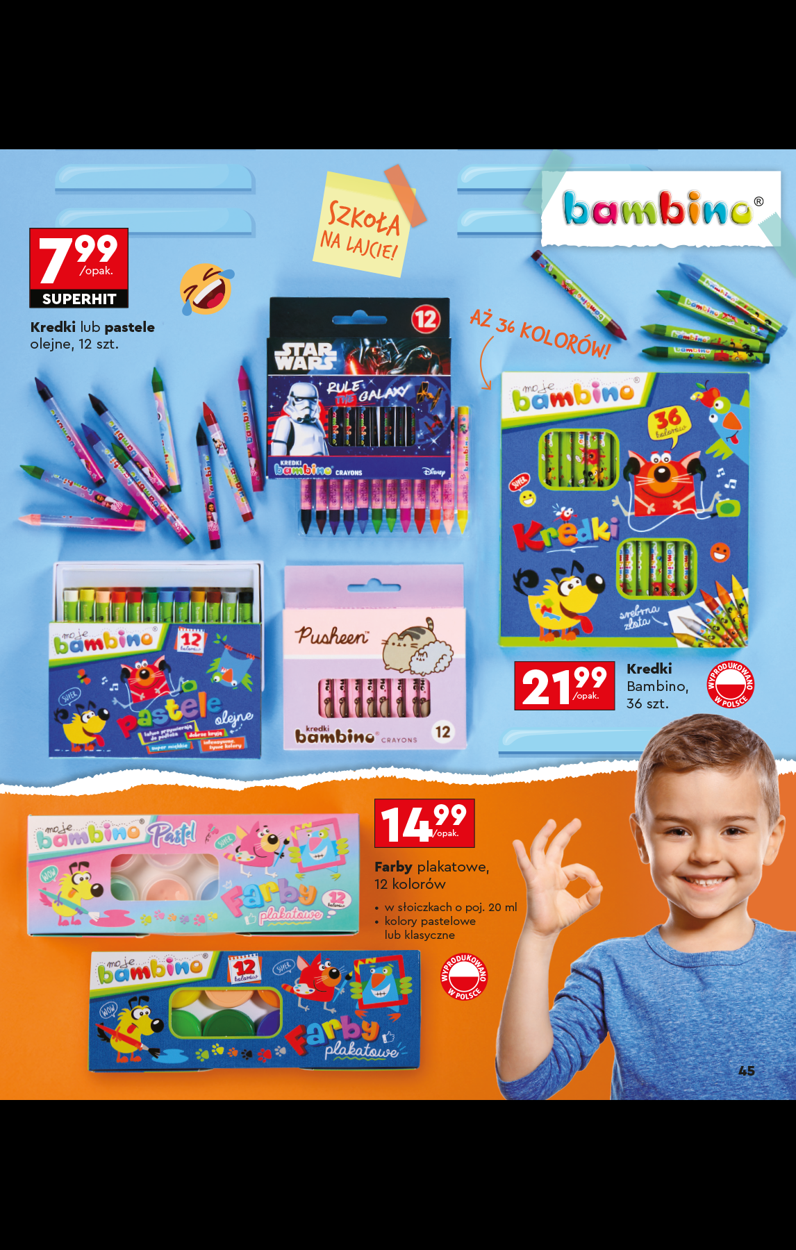 biedronka - Gazetka Biedronka - Szkoła ważna od 28.07. - 31.08. - page: 45 biedronka - Gazetka Biedronka - Szkoła ważna od 28.07. - 31.08. - page: 45