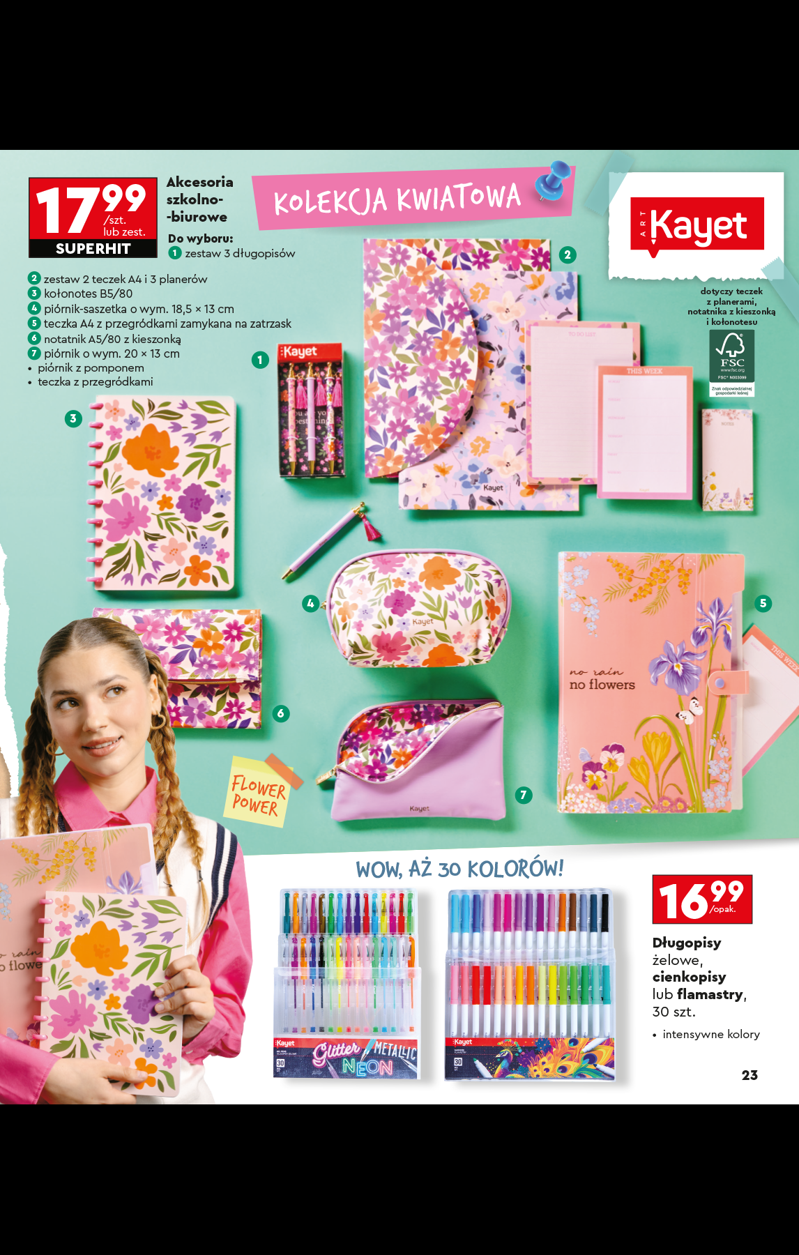 biedronka - Gazetka Biedronka - Szkoła ważna od 28.07. - 31.08. - page: 23 biedronka - Gazetka Biedronka - Szkoła ważna od 28.07. - 31.08. - page: 23