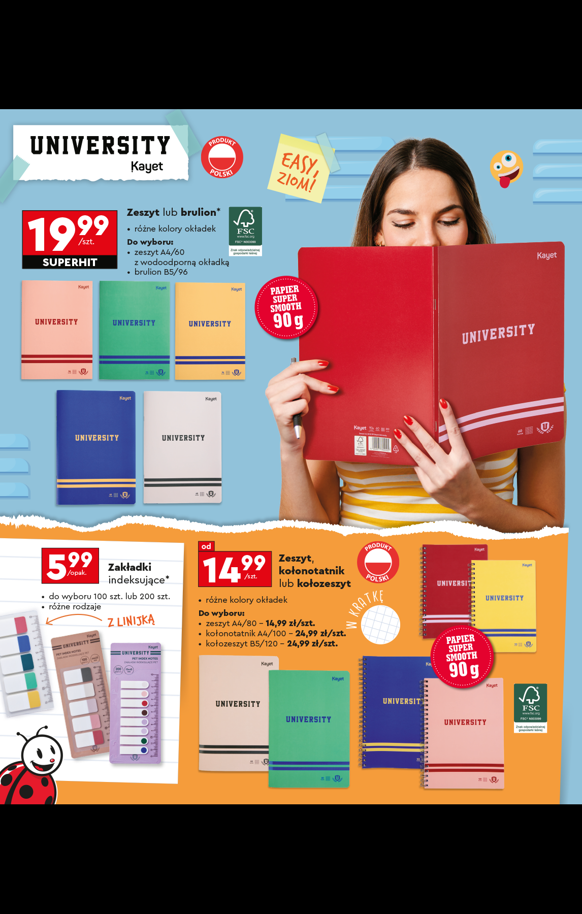 biedronka - Gazetka Biedronka - Szkoła ważna od 28.07. - 31.08. - page: 34 biedronka - Gazetka Biedronka - Szkoła ważna od 28.07. - 31.08. - page: 34