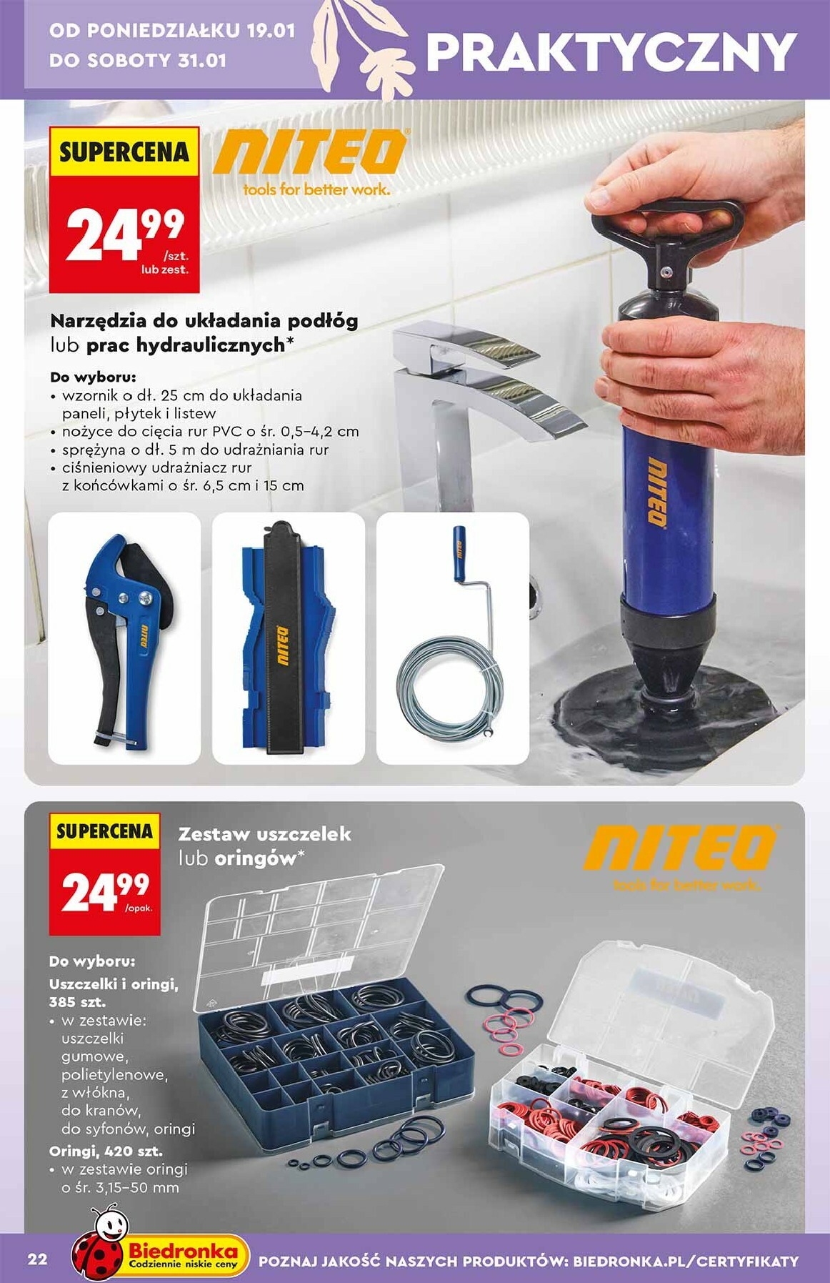 biedronka - Gazetka Biedronka - Hity i inspiracje - ważna od 17.01. do 31.01. - page: 22