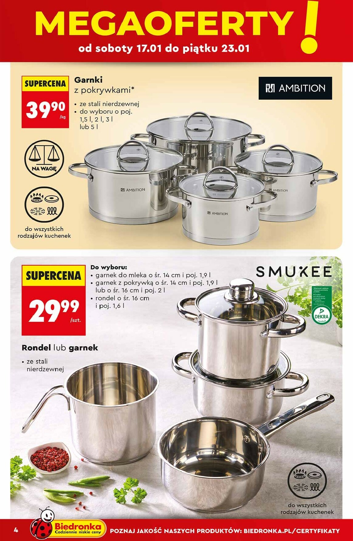 biedronka - Gazetka Biedronka - Hity i inspiracje - ważna od 17.01. do 31.01. - page: 4