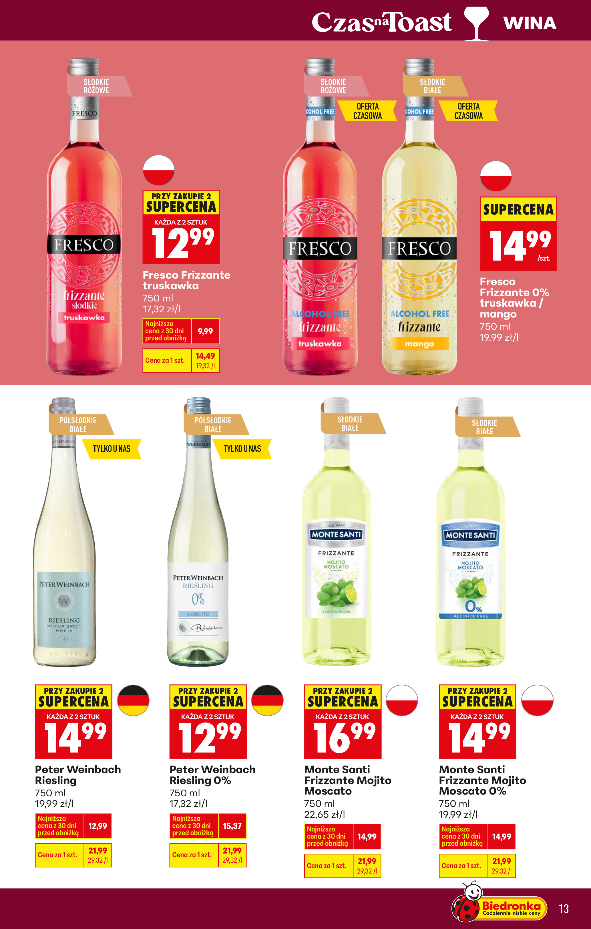 biedronka - Gazetka Biedronka - Alkohole - ważna od 26.01. do 07.02. - page: 13