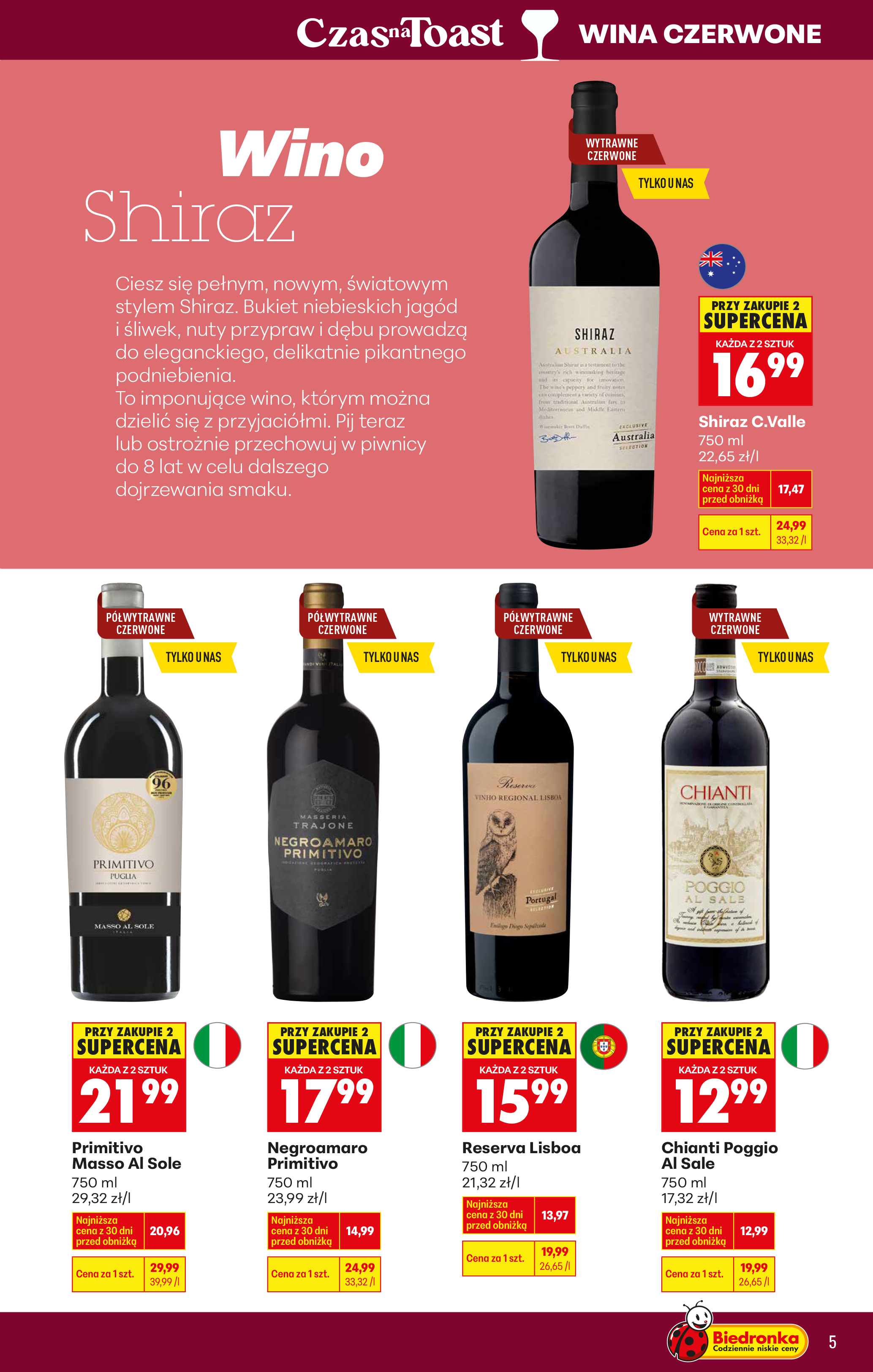 biedronka - Gazetka Biedronka - Alkohole - ważna od 26.01. do 07.02. - page: 5