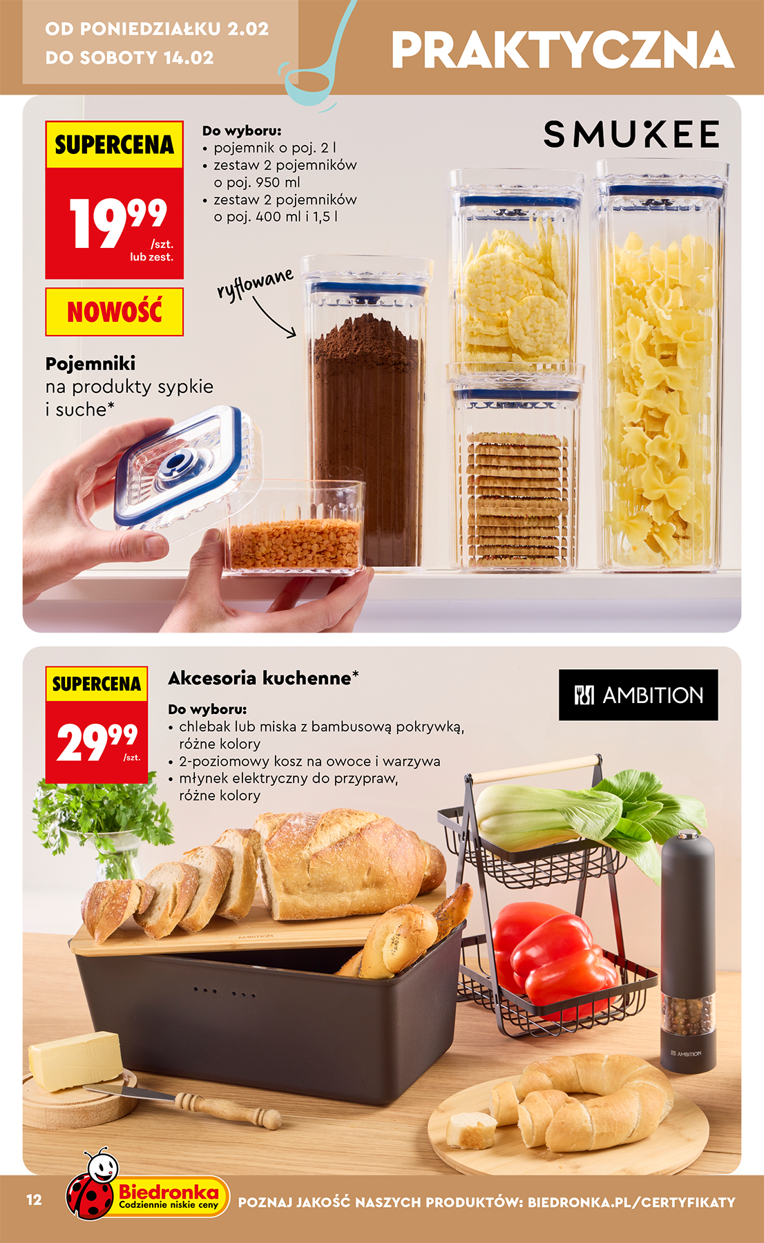 biedronka - Gazetka Biedronka - Hity i inspiracje - ważna od 31.01.2026 do 18.02.2026 - page: 14