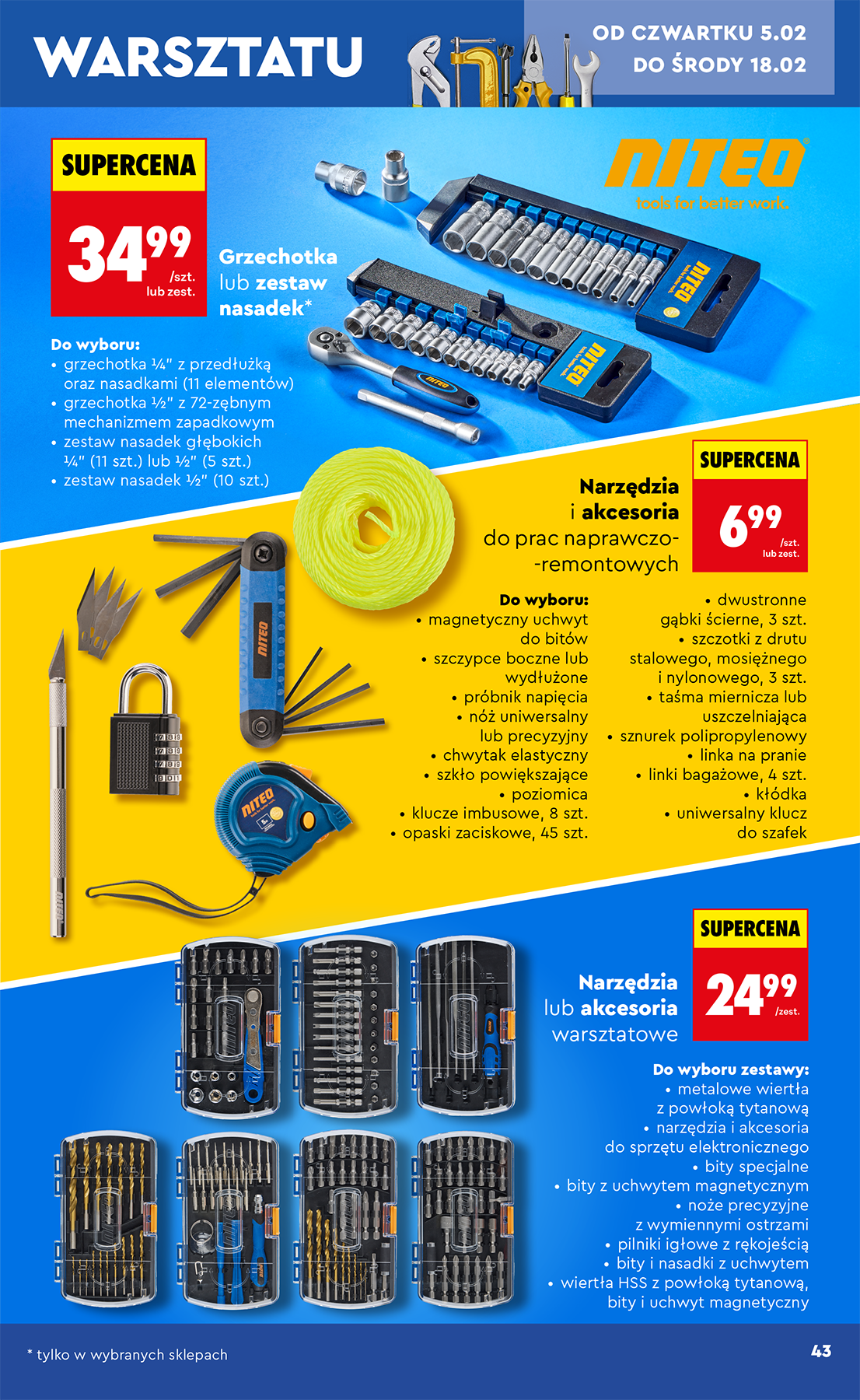 biedronka - Gazetka Biedronka - Hity i inspiracje - ważna od 31.01.2026 do 18.02.2026 - page: 45