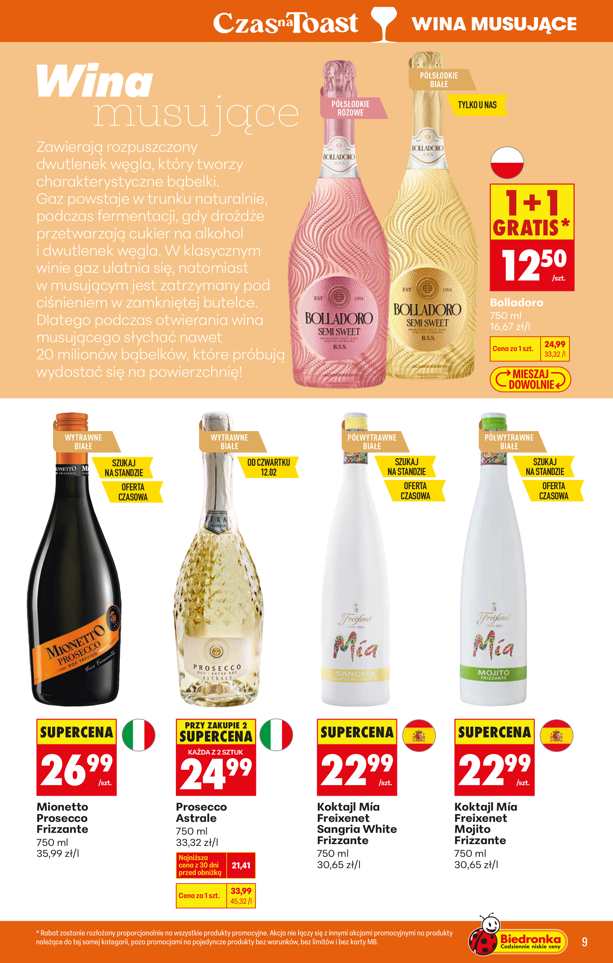 biedronka - Gazetka Biedronka - Czas na Toast - ważna od 09.02.2026 do 21.02.2026 - page: 9