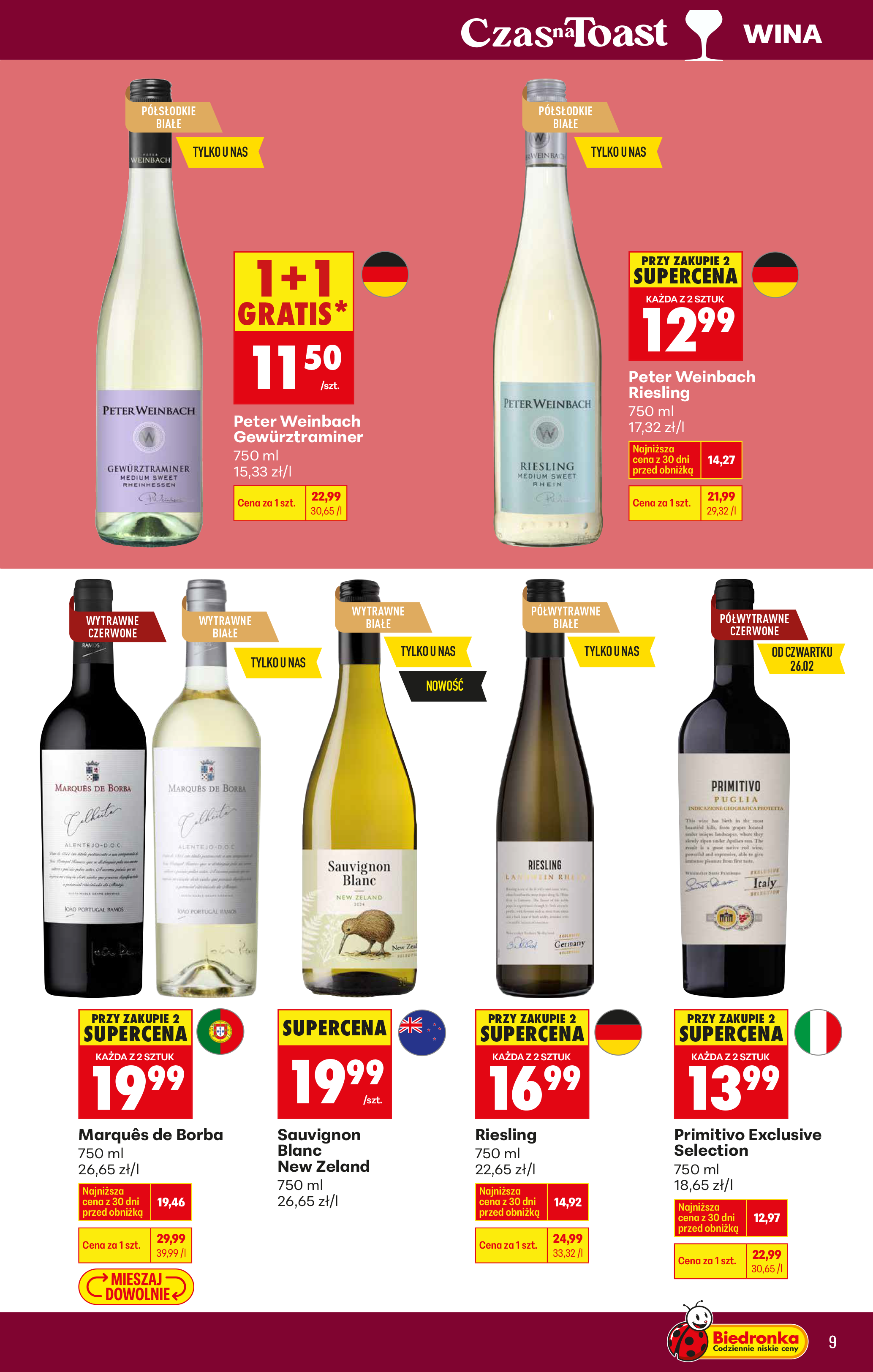 biedronka - Gazetka Biedronka - Alkohole - ważna od 23.02.2026 do 07.03.2026 - page: 9