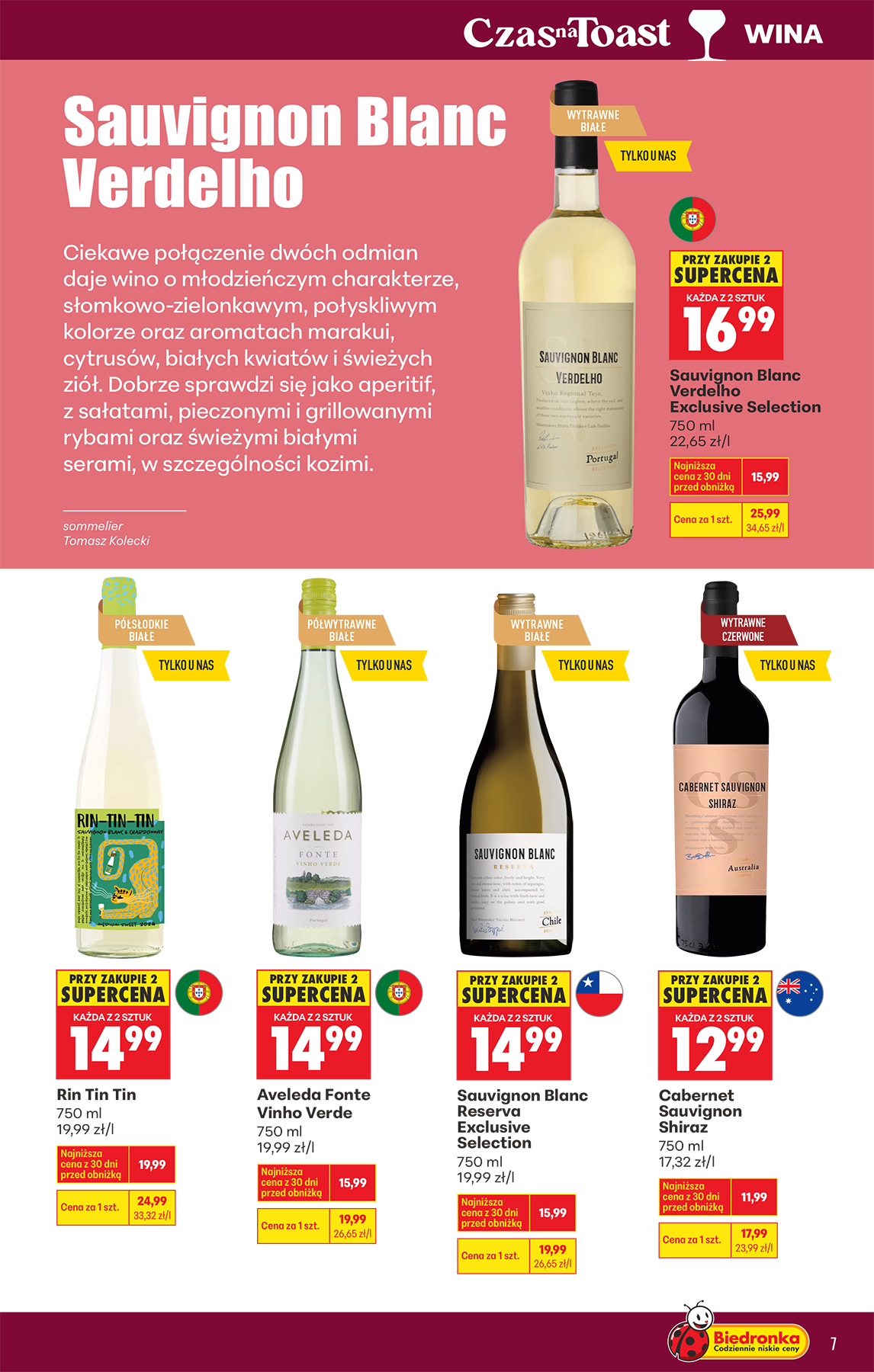 biedronka - Gazetka Biedronka - Czas na toast - ważna od 09.03.2026 do 21.03.2026 - page: 7