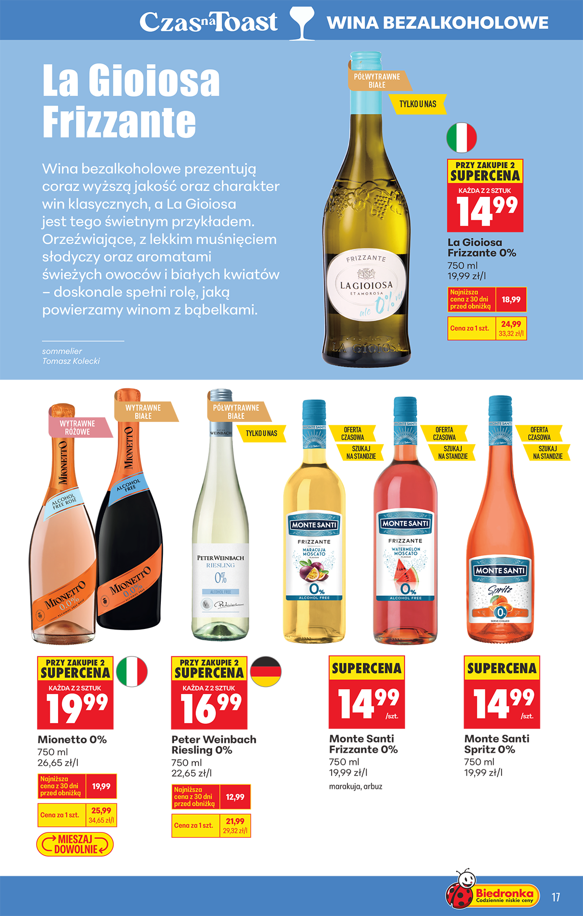 biedronka - Gazetka Biedronka - Czas na toast - ważna od 09.03.2026 do 21.03.2026 - page: 17