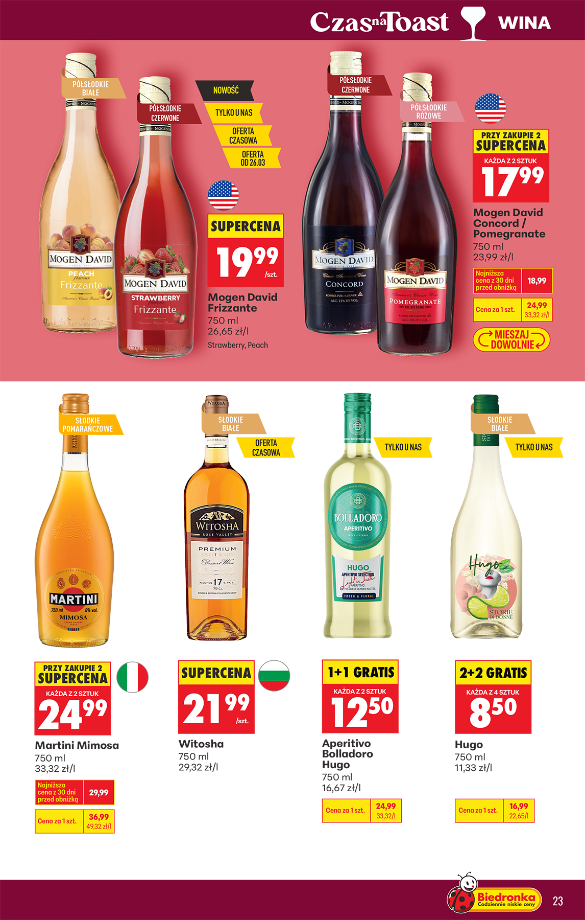 biedronka - Gazetka Biedronka - Alkohole - ważna od 23.03.2026 do 04.04.2026 - page: 25