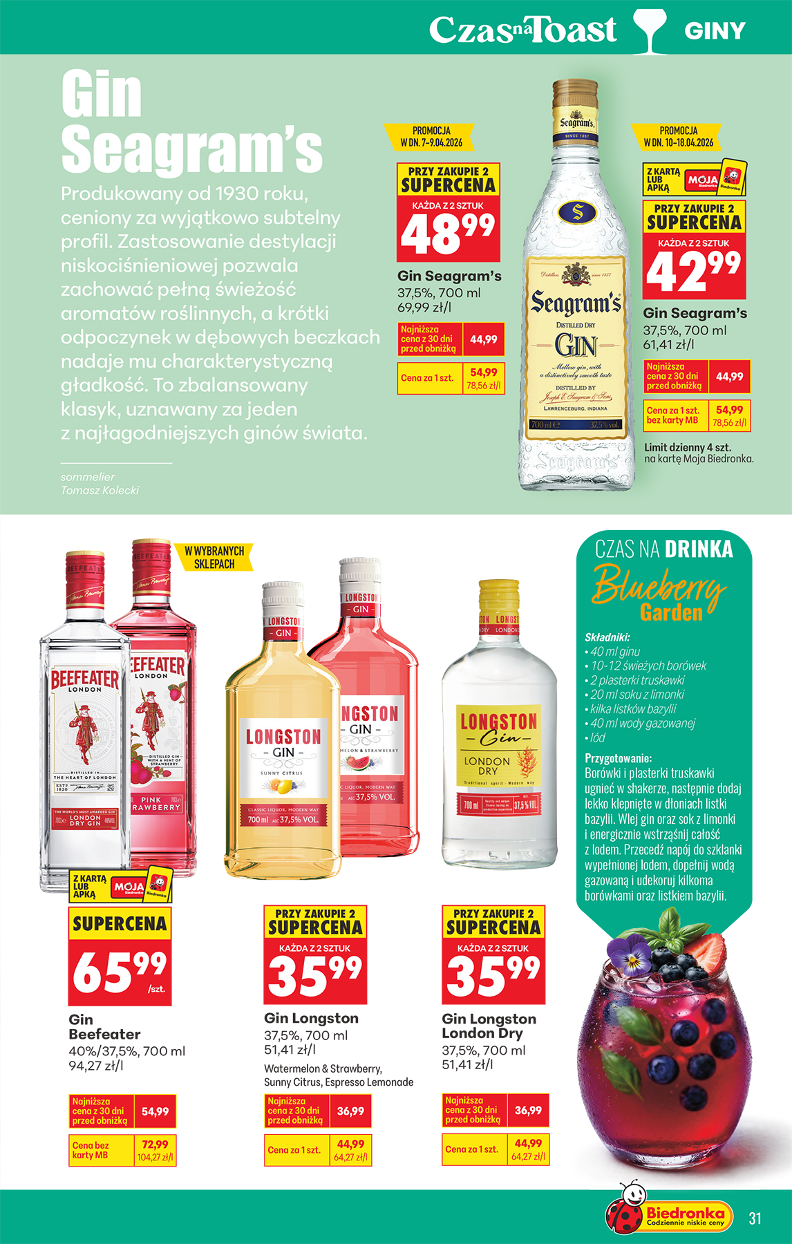 biedronka - Gazetka Biedronka - Alkohole - ważna od 07.04.2026 do 18.04.2026 - page: 31