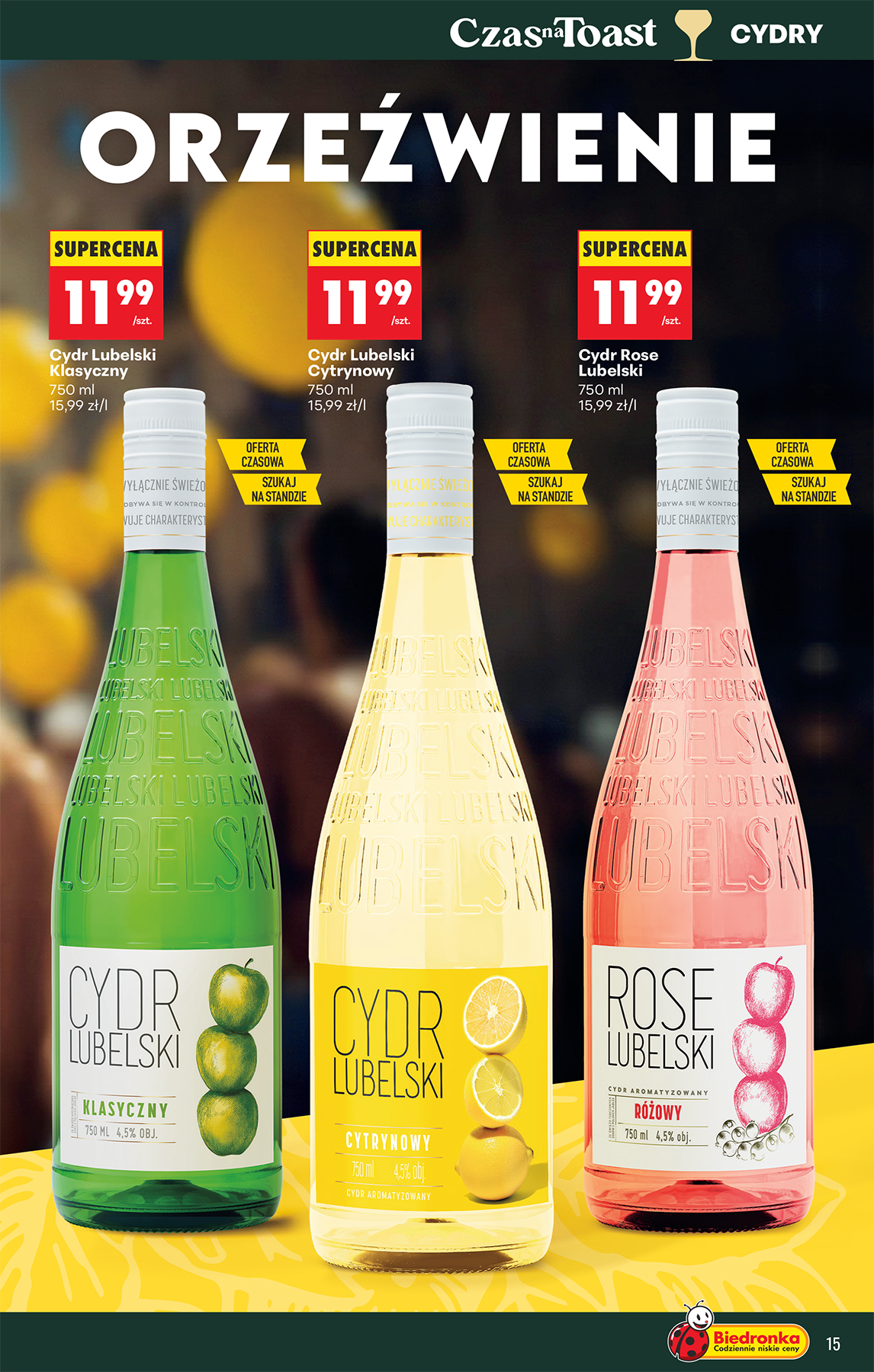 biedronka - Gazetka Biedronka - Alkohole - ważna od 07.04.2026 do 18.04.2026 - page: 15