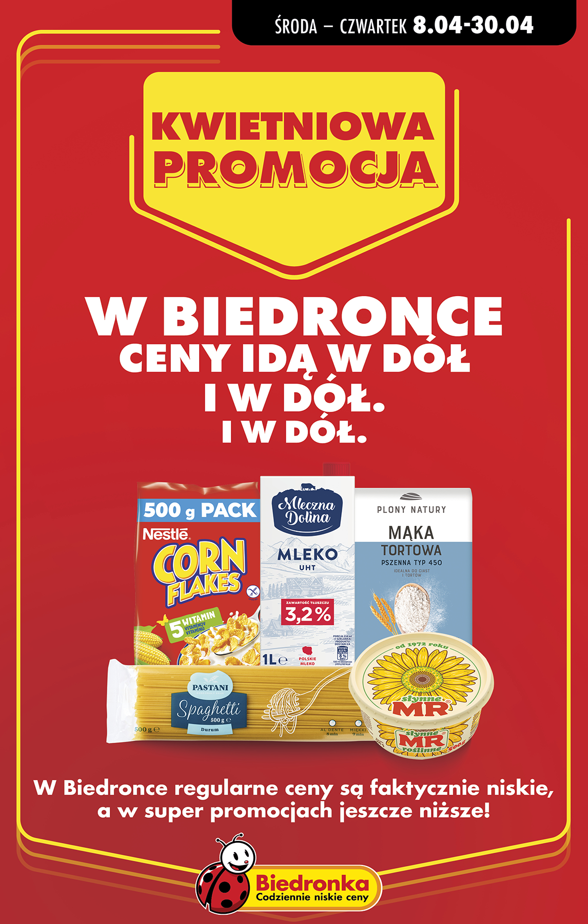 biedronka - Aktualna gazetka Biedronka - Kwietniowa promocja ważna od 08.04.2026 do 30.04.2026