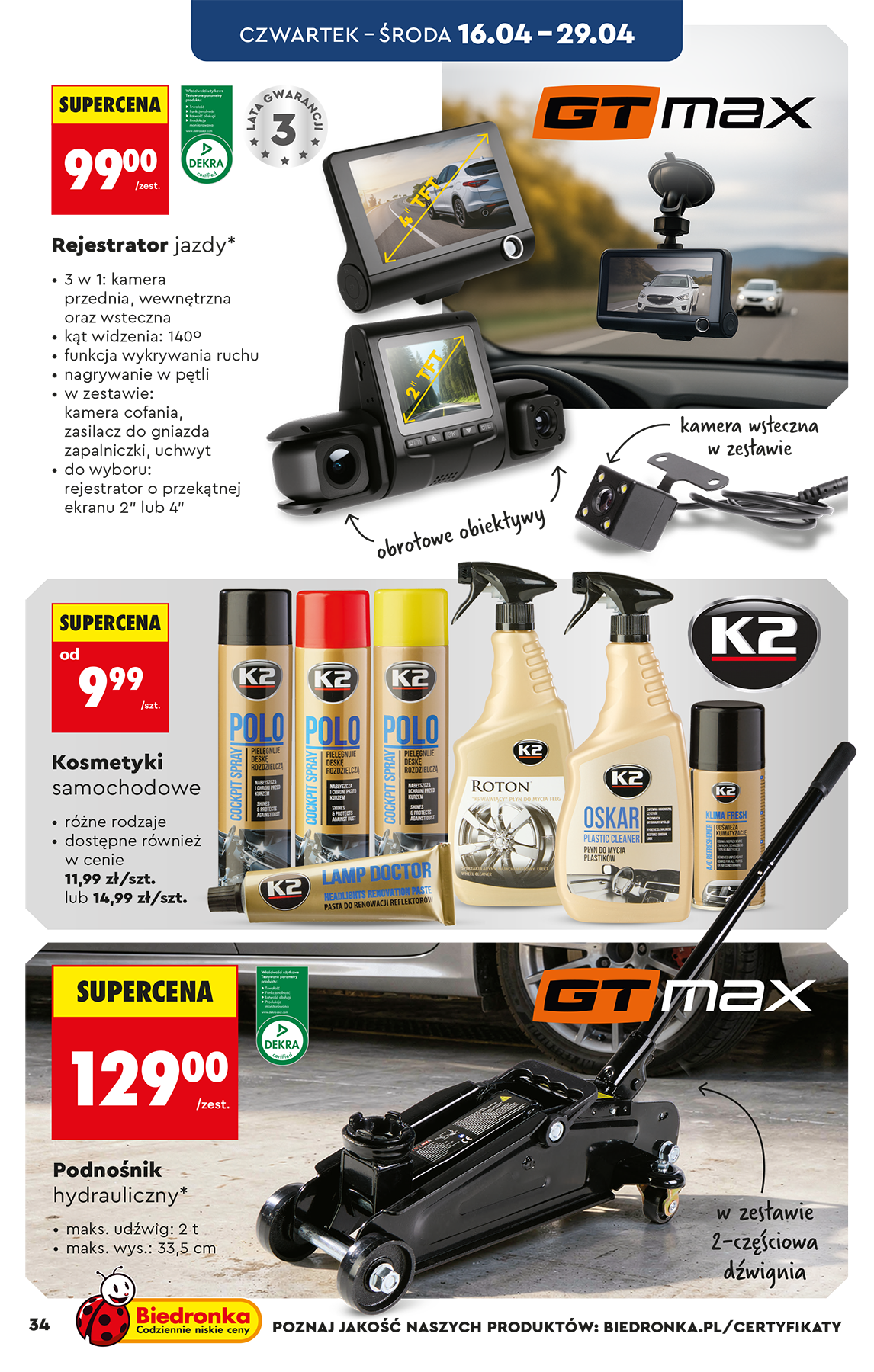 biedronka - Nowa gazetka Biedronka - Hity i inspiracje ważna od 11.04.2026 do 29.04.2026 - page: 36