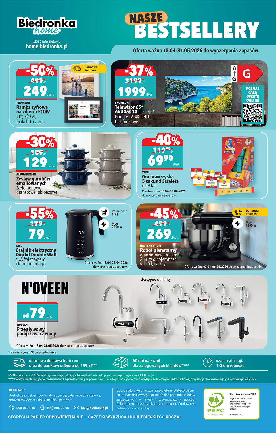 biedronka - Nowa gazetka Biedronka - Hity i inspiracje ważna od 20.04.2026 do 06.05.2026 - page: 48
