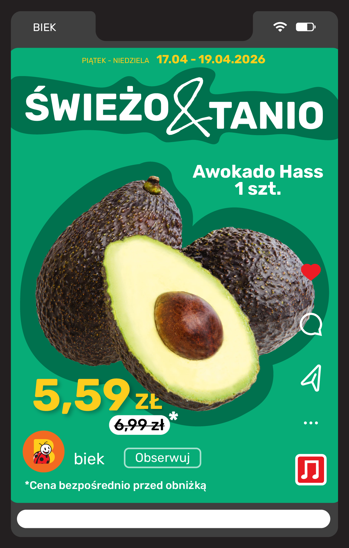 biedronka - Aktualna gazetka Biedronka - Express ważna od 17.04.2026 do 23.04.2026 - page: 9