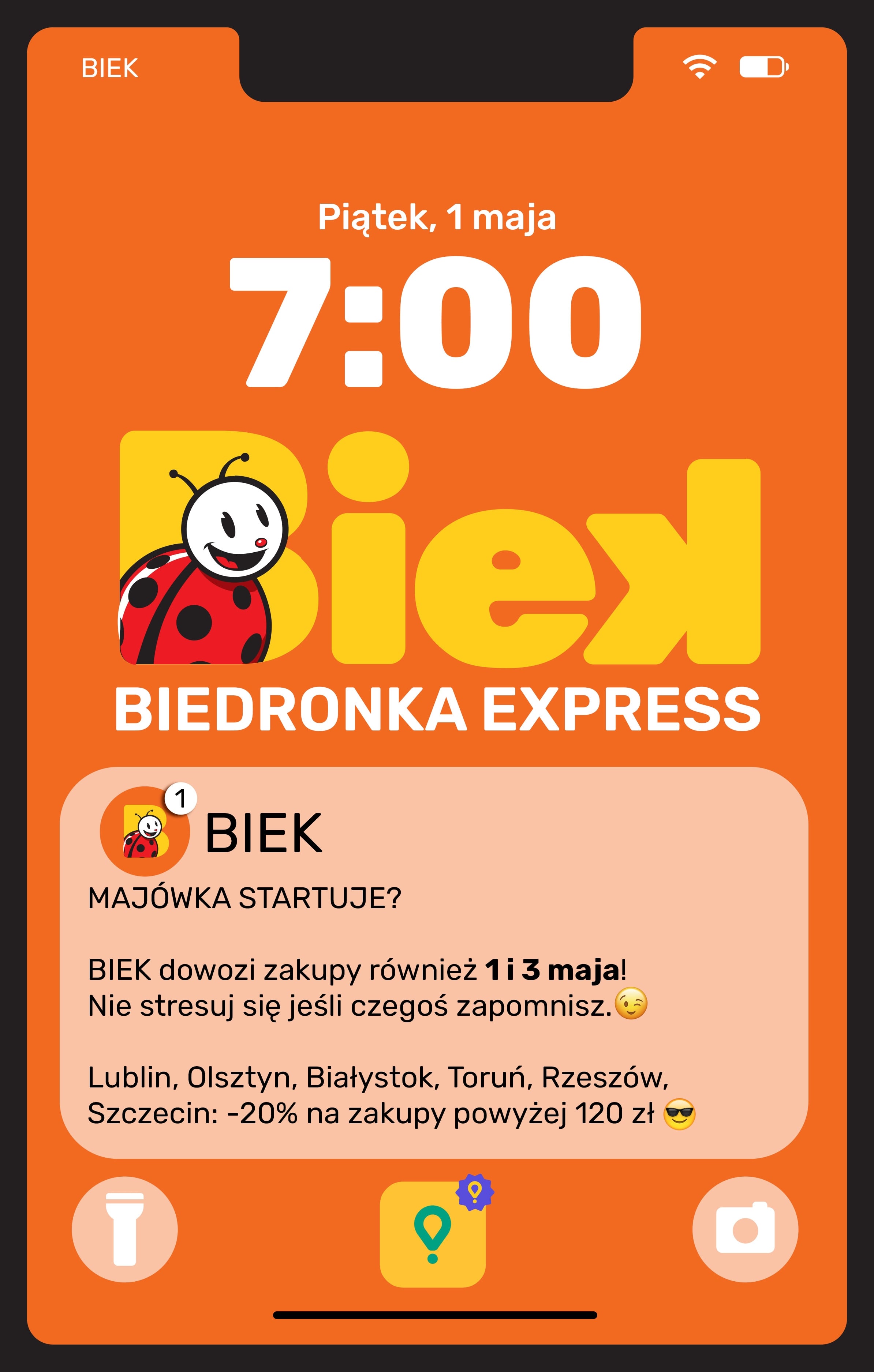 biedronka - Aktualna gazetka Biedronka - Biek ważna od 01.05.2026 do 03.05.2026