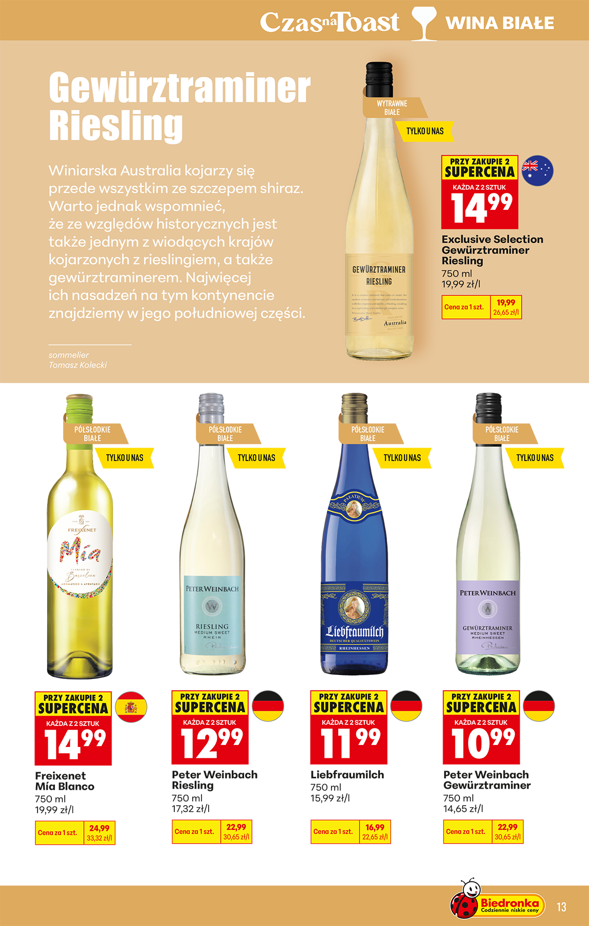 biedronka - Nowa gazetka Biedronka - Alkohole ważna od 04.05.2026 do 16.05.2026 - page: 13