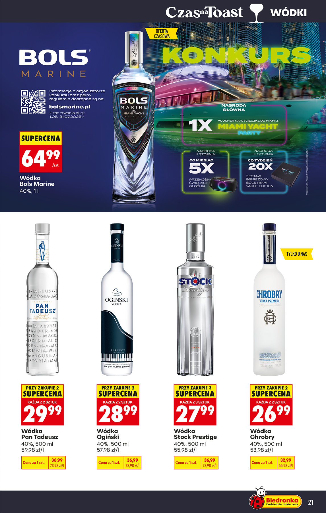 biedronka - Nowa gazetka Biedronka - Alkohole ważna od 04.05.2026 do 16.05.2026 - page: 21