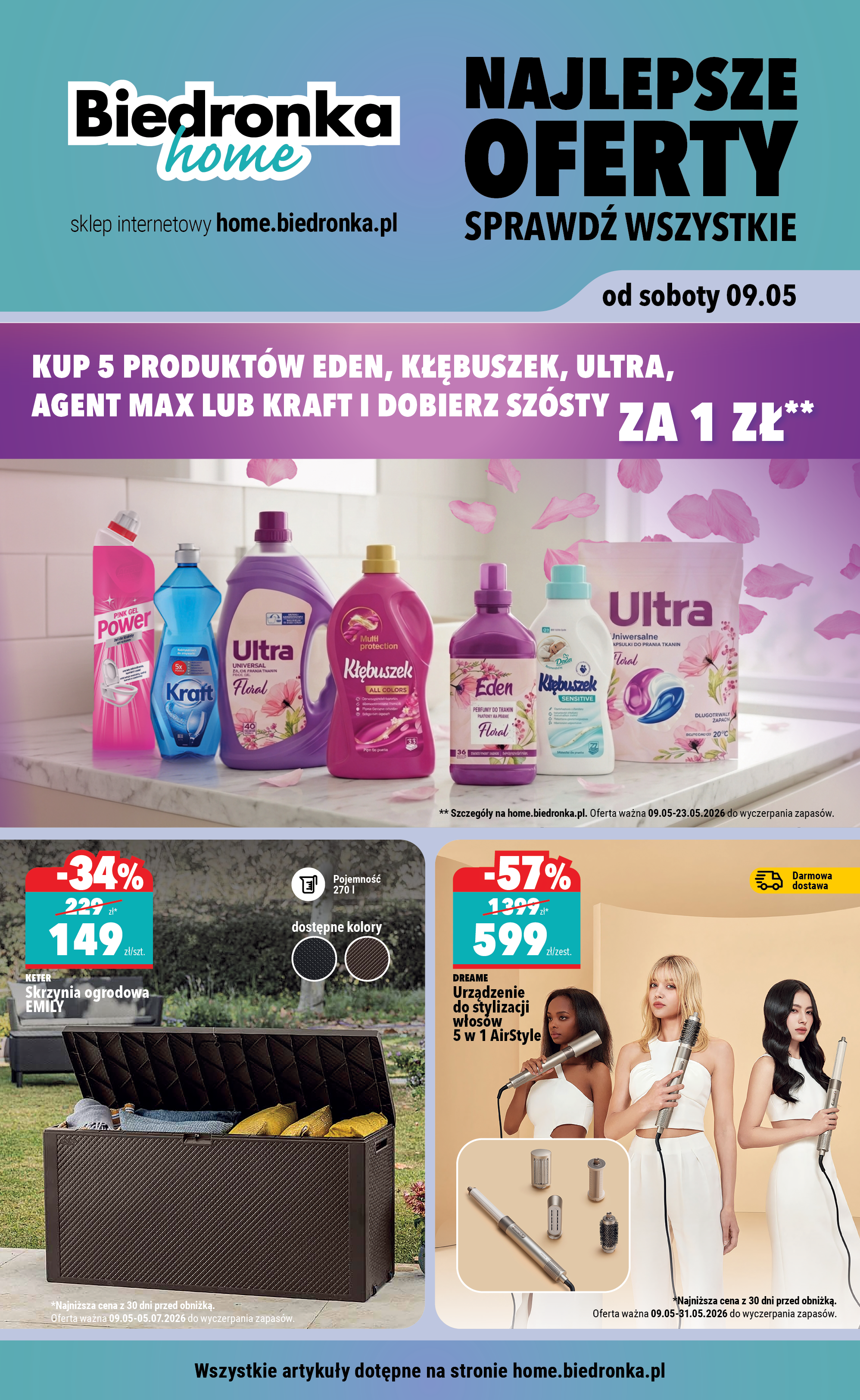 biedronka - Aktualna gazetka Biedronka - Home ważna od 09.05.2026 do 31.05.2026