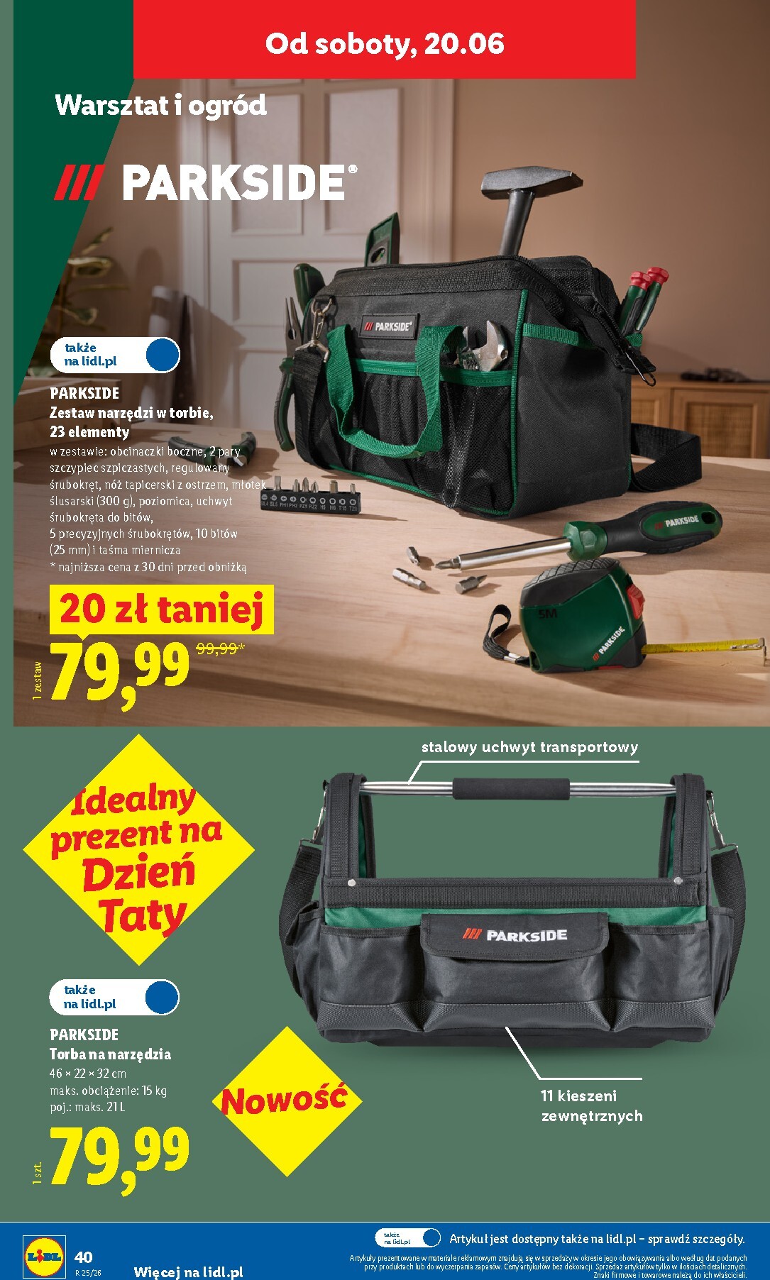 lidl - Nowa gazetka Lidl - Katalog Okazji ważna od 15.06.2026 do 20.06.2026 - page: 46