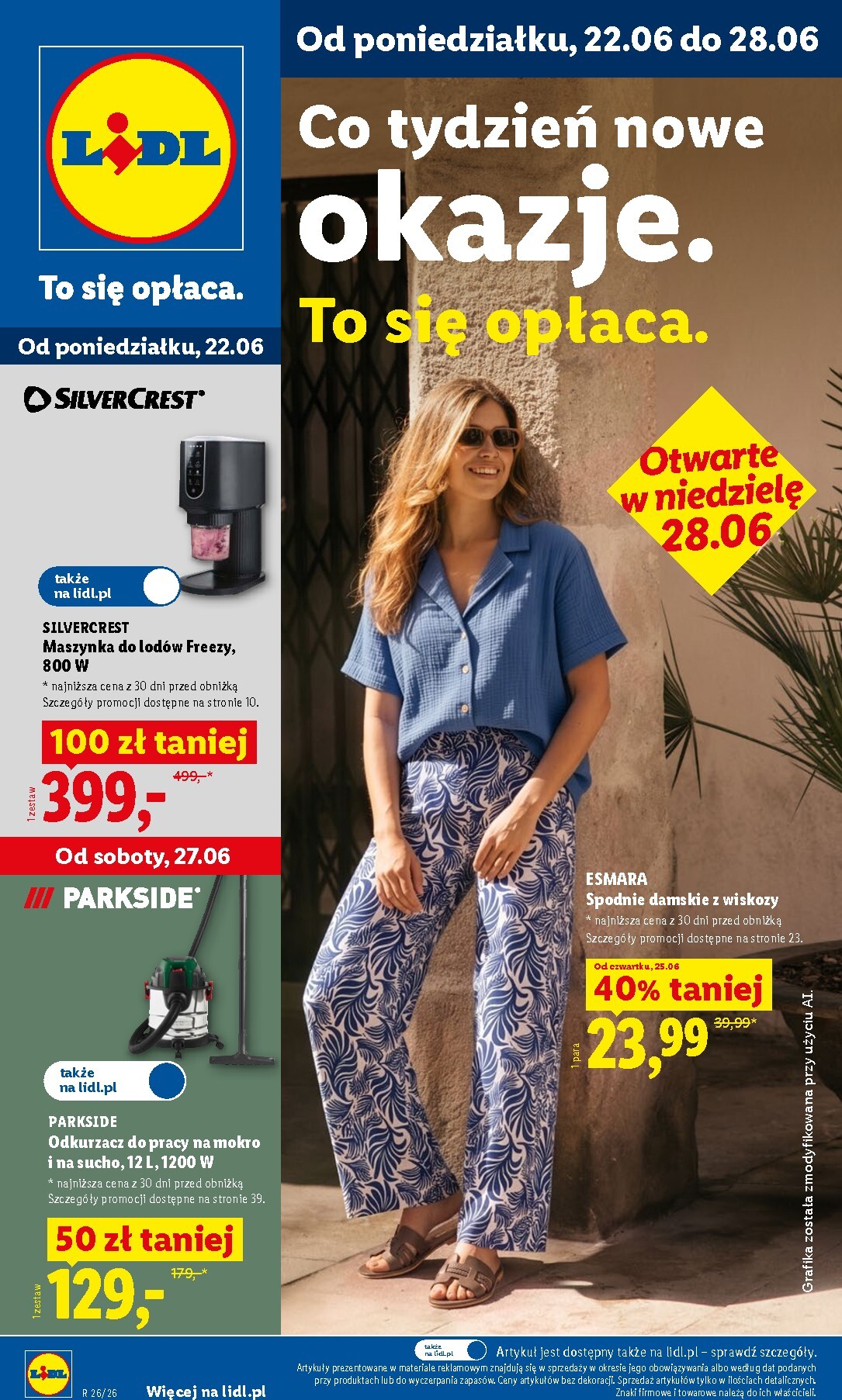 lidl - Nowa gazetka Lidl - Katalog ważny od 22.06 ważna od 22.06.2026 do 27.06.2026