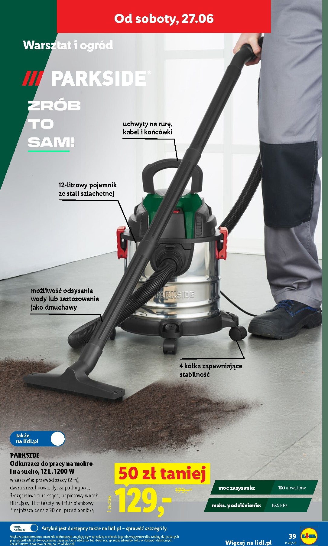 lidl - Nowa gazetka Lidl - Katalog Okazji ważna od 22.06.2026 do 28.06.2026 - page: 47