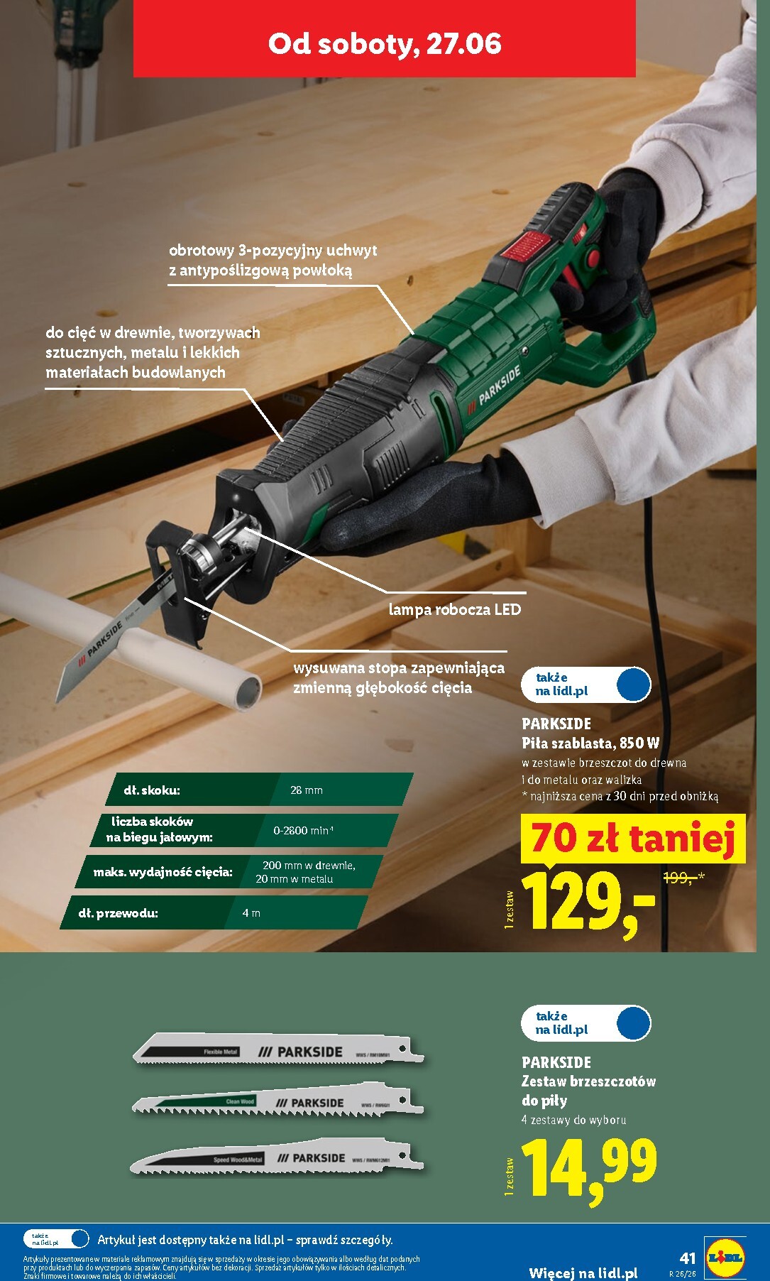 lidl - Nowa gazetka Lidl - Katalog Okazji ważna od 22.06.2026 do 28.06.2026 - page: 49