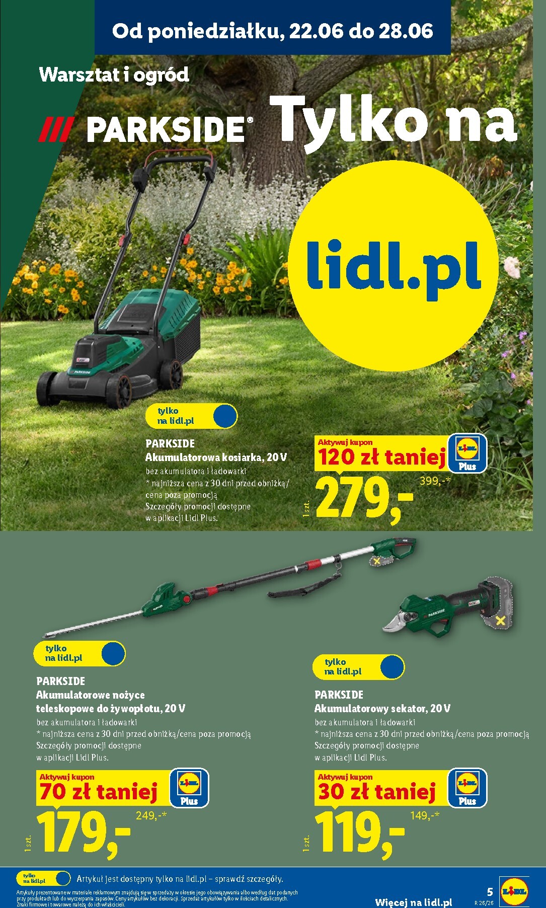 lidl - Nowa gazetka Lidl - Katalog Okazji ważna od 22.06.2026 do 28.06.2026 - page: 5