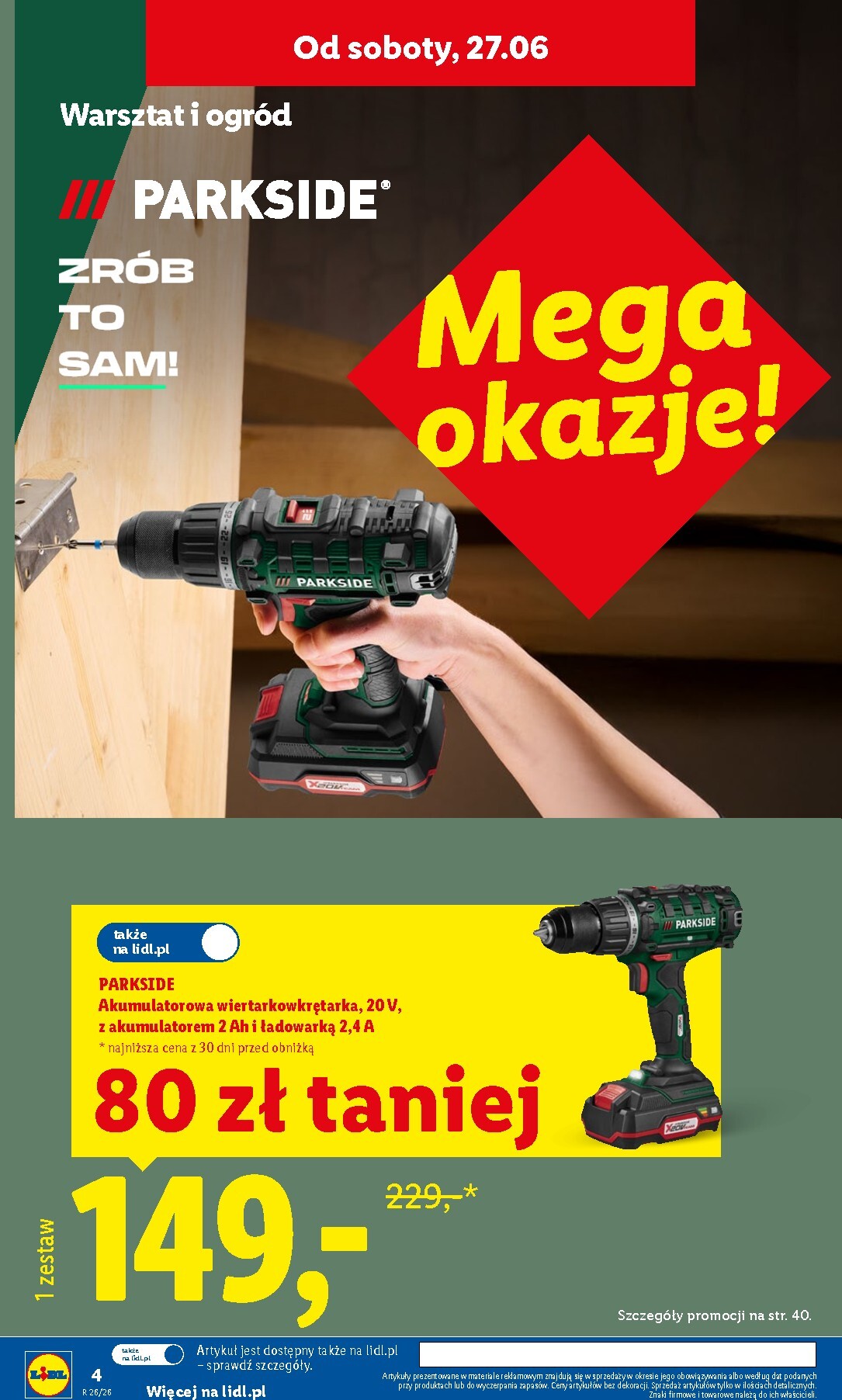 lidl - Aktualna gazetka Lidl - Katalog ważny od 22.06 ważna od 22.06.2026 do 28.06.2026 - page: 4