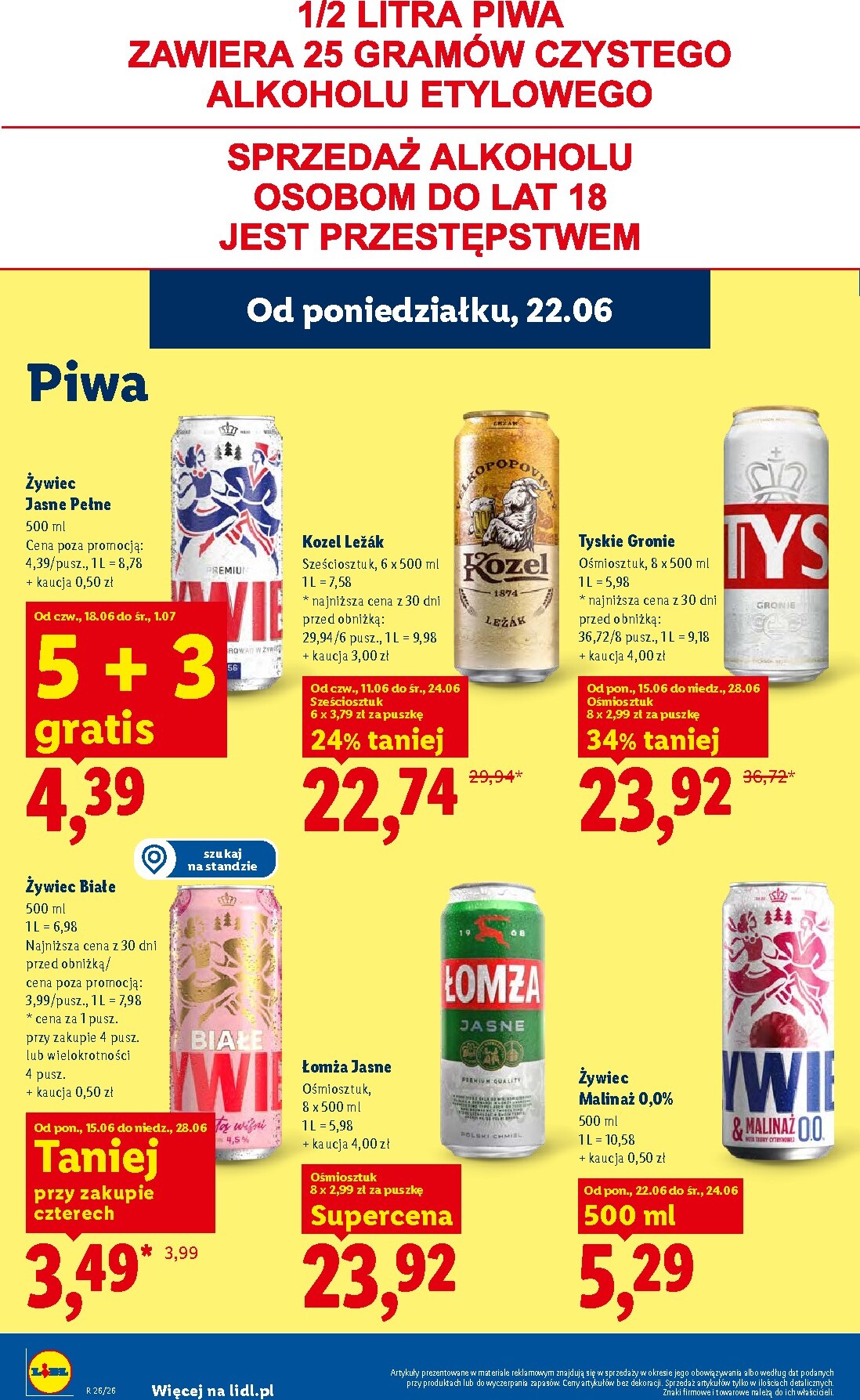 lidl - Aktualna gazetka Lidl ważna od 22.06.2026 do 24.06.2026 - page: 74