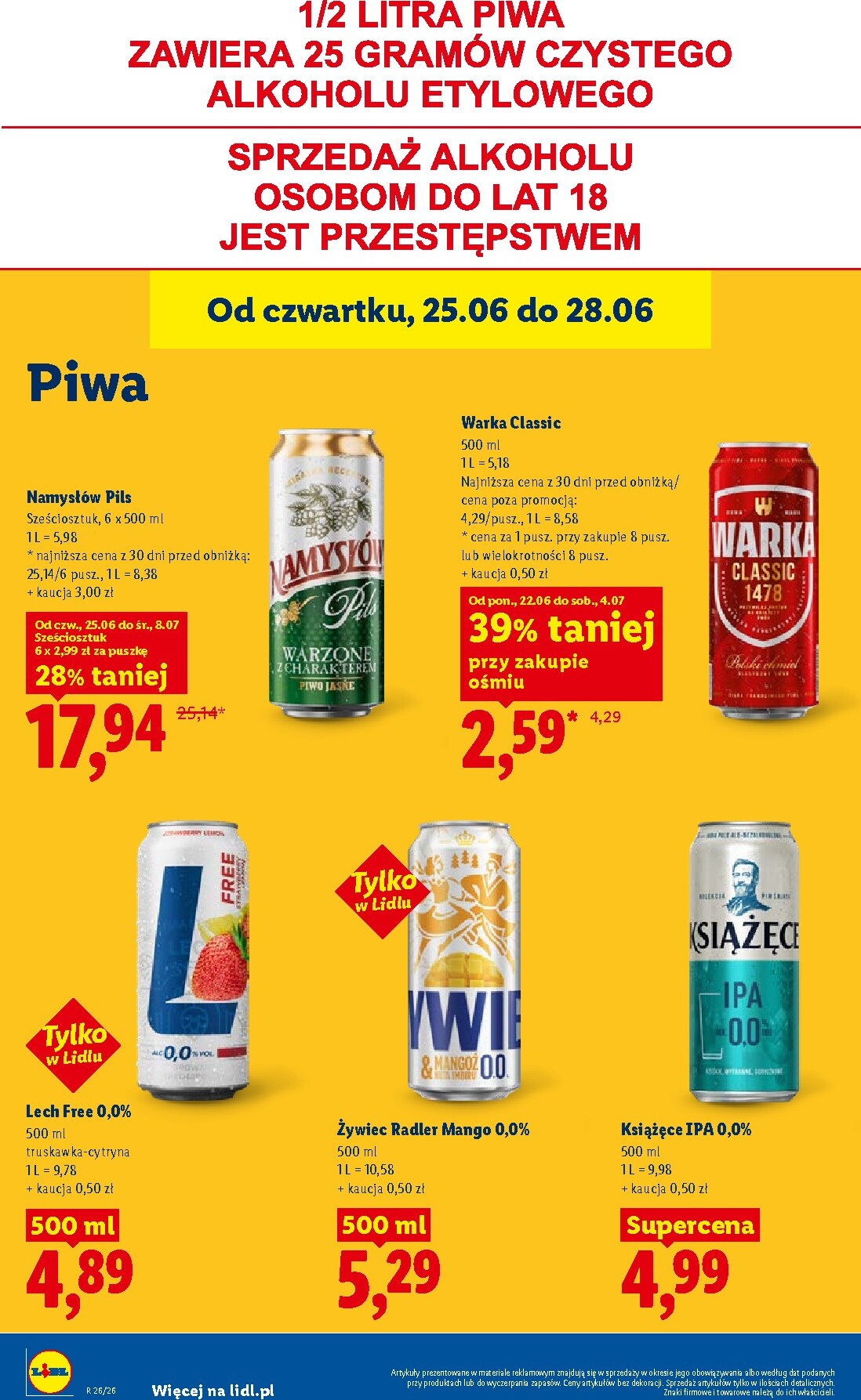 lidl - Nowa gazetka Lidl - Gazetka ważna od 25.06 do 28.06 ważna od 25.06.2026 do 28.06.2026 - page: 72