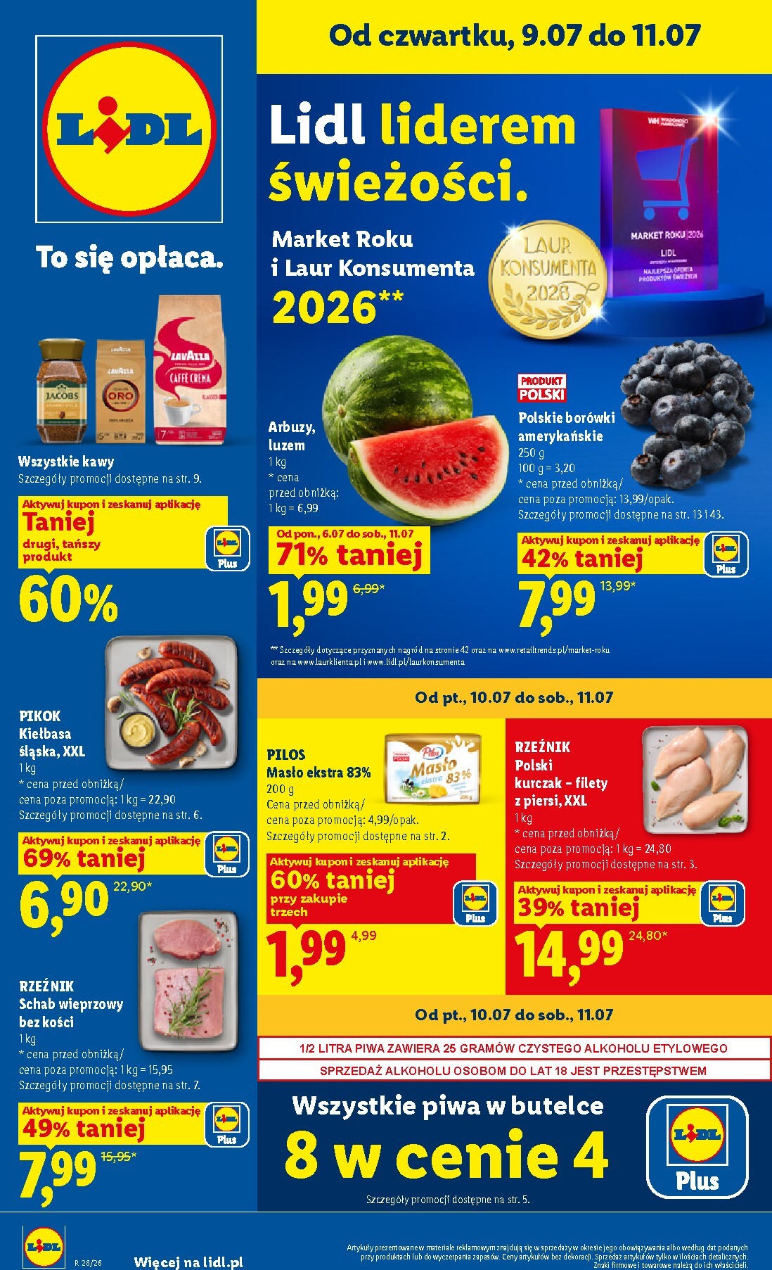 lidl - Nowa gazetka Lidl - Gazetka ważna od 9.07 do 11.07 ważna od 09.07.2026 do 11.07.2026