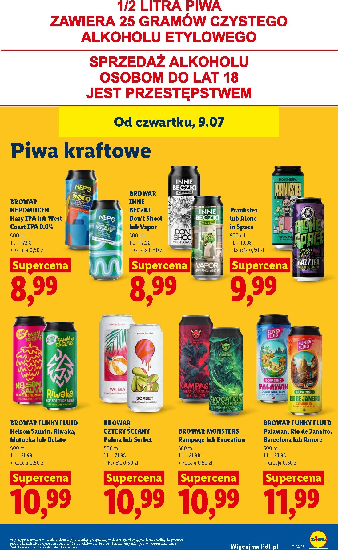 lidl - Nowa gazetka Lidl - Gazetka ważna od 9.07 do 11.07 ważna od 09.07.2026 do 11.07.2026 - page: 73