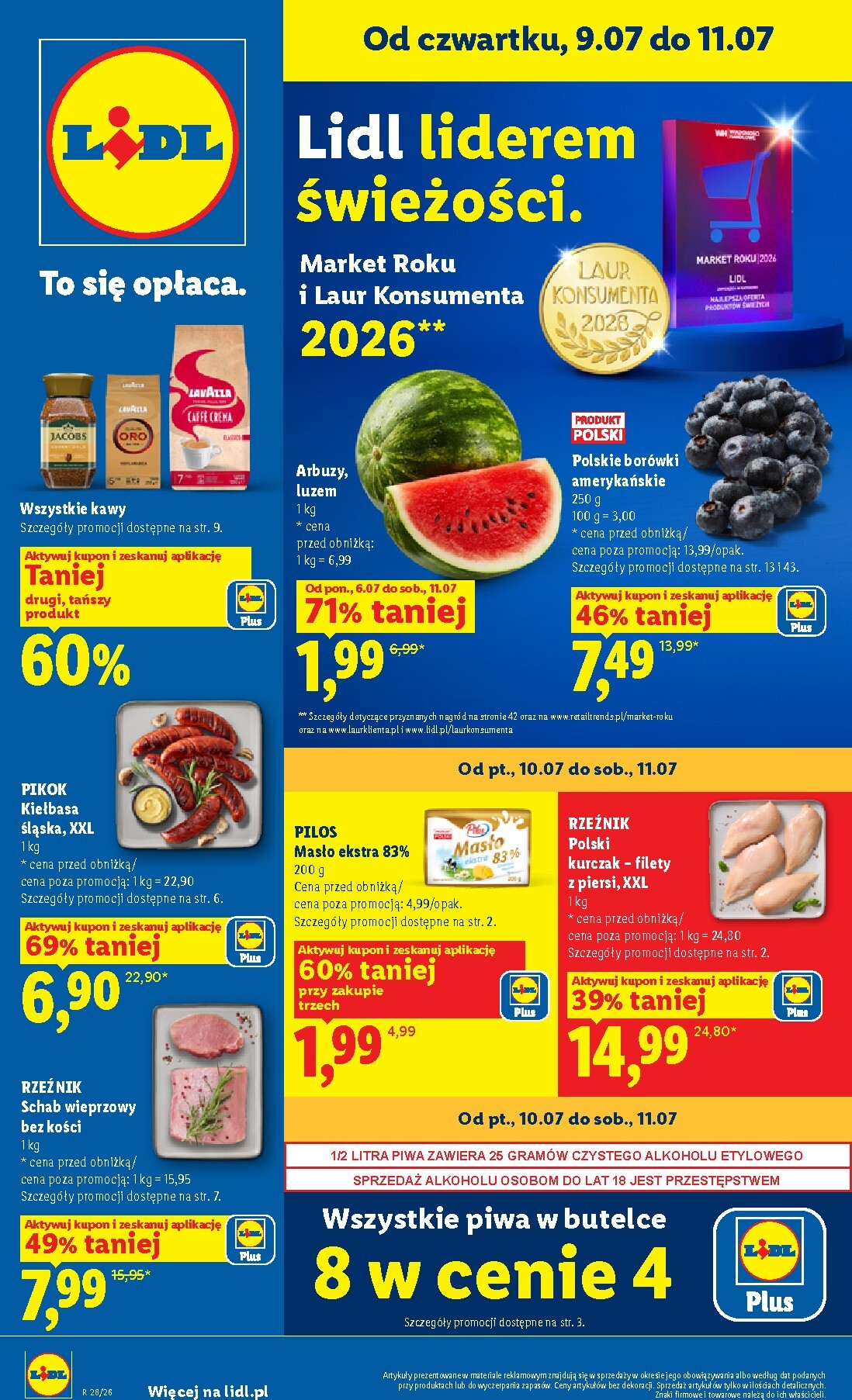 lidl - Aktualna gazetka Lidl - Gazetka ważna od 9.07 do 11.07 ważna od 09.07.2026 do 11.07.2026