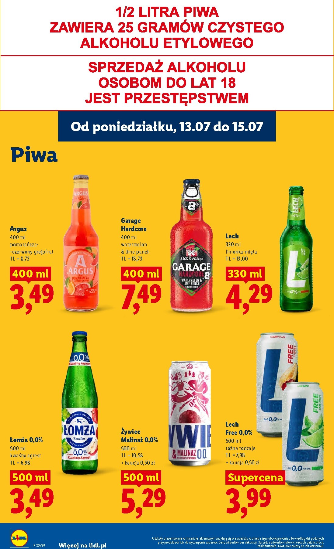 lidl - Nowa gazetka Lidl - Gazetka ważna od 13.07 do 15.07 ważna od 13.07.2026 do 15.07.2026 - page: 82