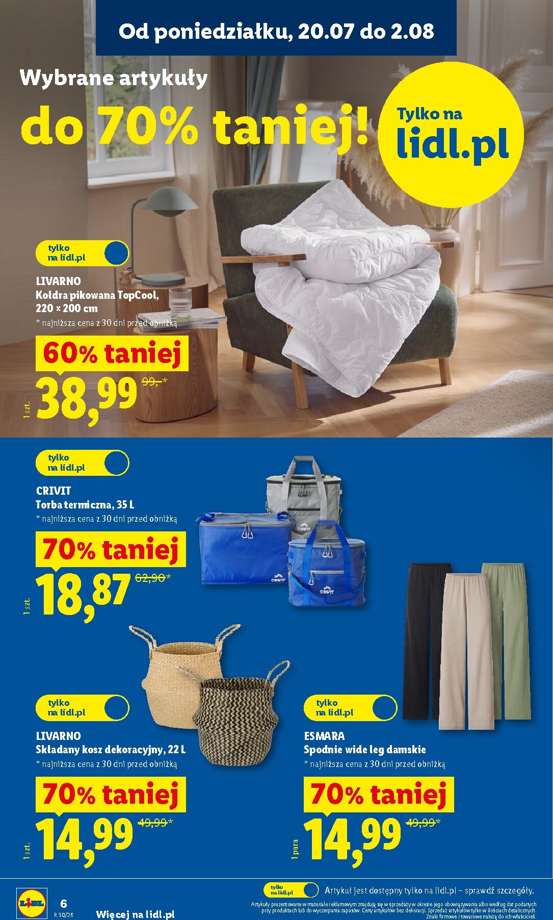 lidl - Nowa gazetka Lidl - Katalog Okazji ważna od 20.07.2026 do 25.07.2026 - page: 6