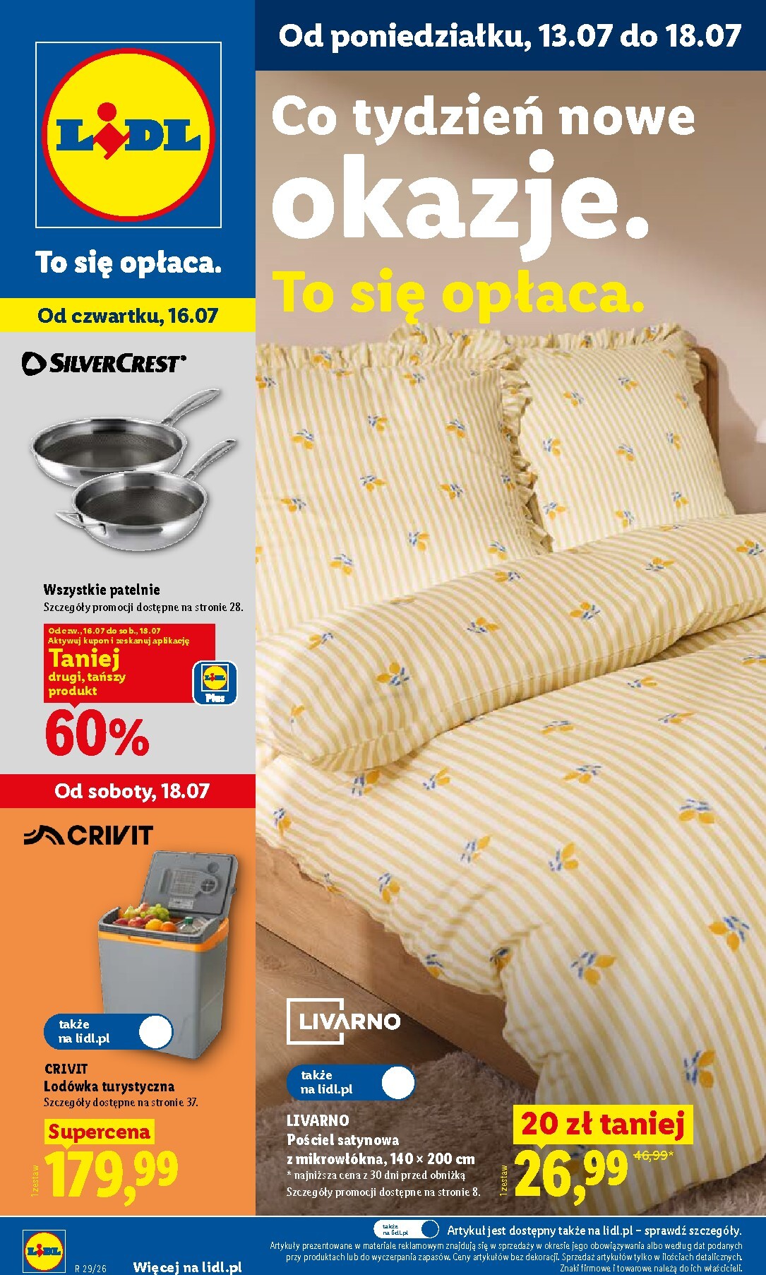 lidl - Aktualna gazetka Lidl - Katalog Okazji ważna od 13.07.2026 do 18.07.2026 - page: 1